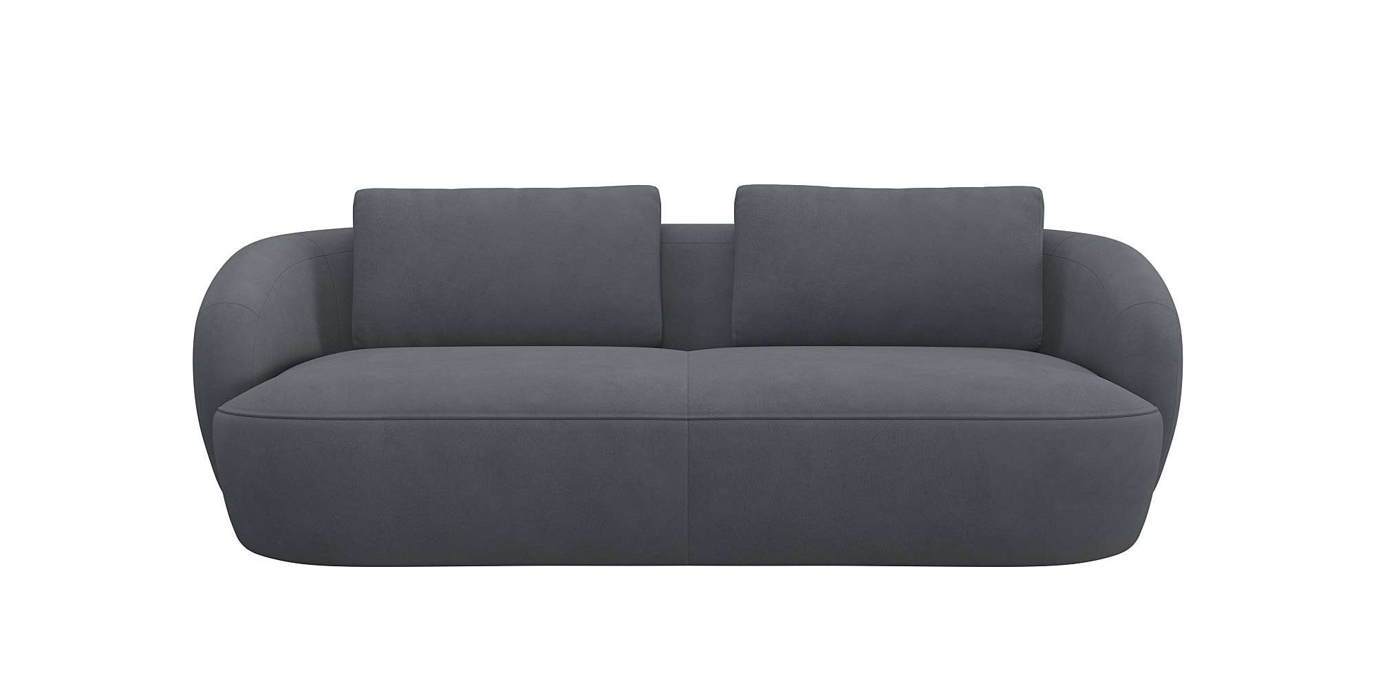 3-Sitzer »Torino, rund, Couch, Dreisitzer«, Modernes, organisches Sofa-Design,...