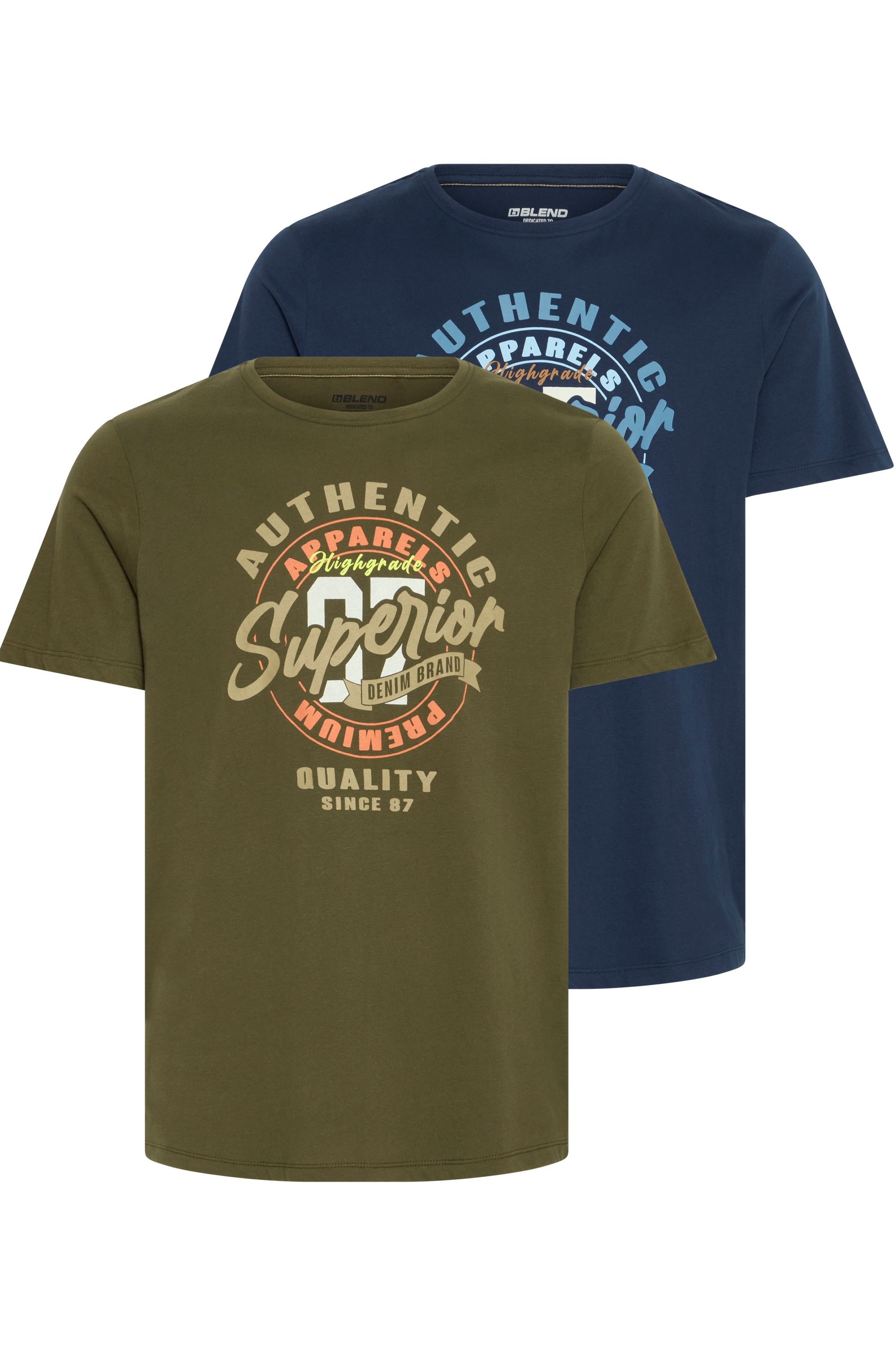 Blend T-Shirt "BHJace" Basic T-Shirt mit Rundhalsausschnitt günstig online kaufen