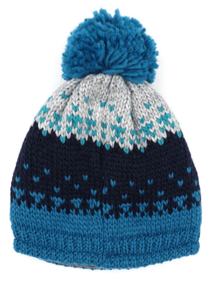 Thumbnail - MAXIMO Ballonmütze, mit Grobstrickmuster und Pompon