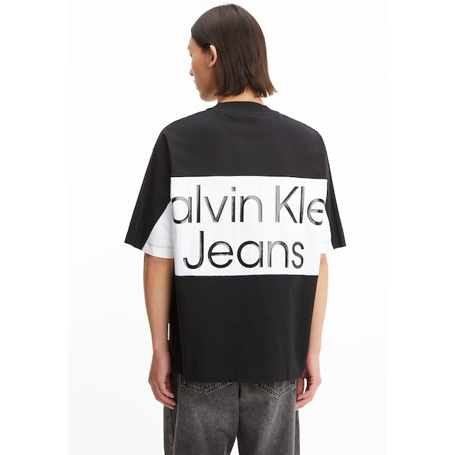 Calvin Klein Jeans T-Shirt »BOLD LOGO COLORBLOCK TEE«, mit  Rundhalsausschnitt ▷ für | BAUR