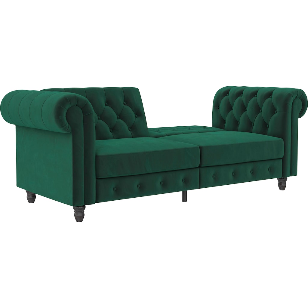 Dorel Home 3-Sitzer »Felix, Schlafsofa 236 cm, (Liegefläche 108x190cm), Rückenlehne«