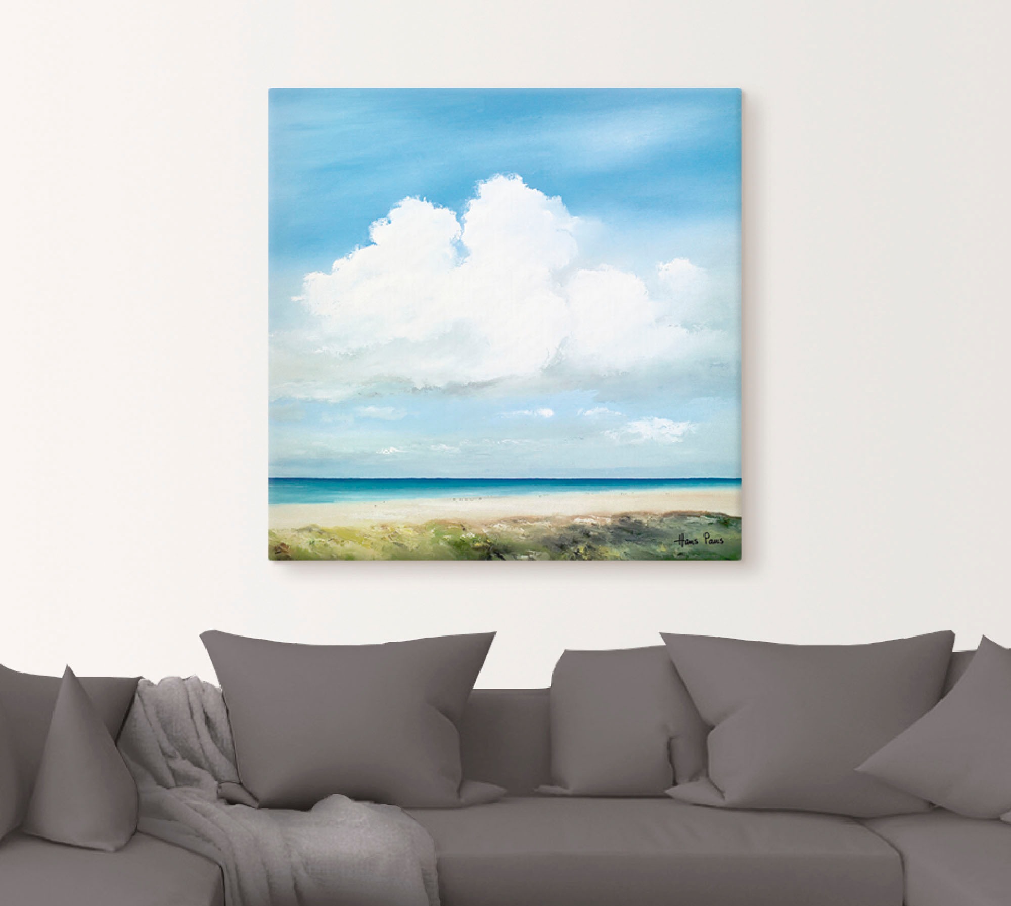 Artland Wandbild »Landschaft II«, Himmel, (1 St.), als Leinwandbild, Wandaufkleber oder Poster in versch. Größen