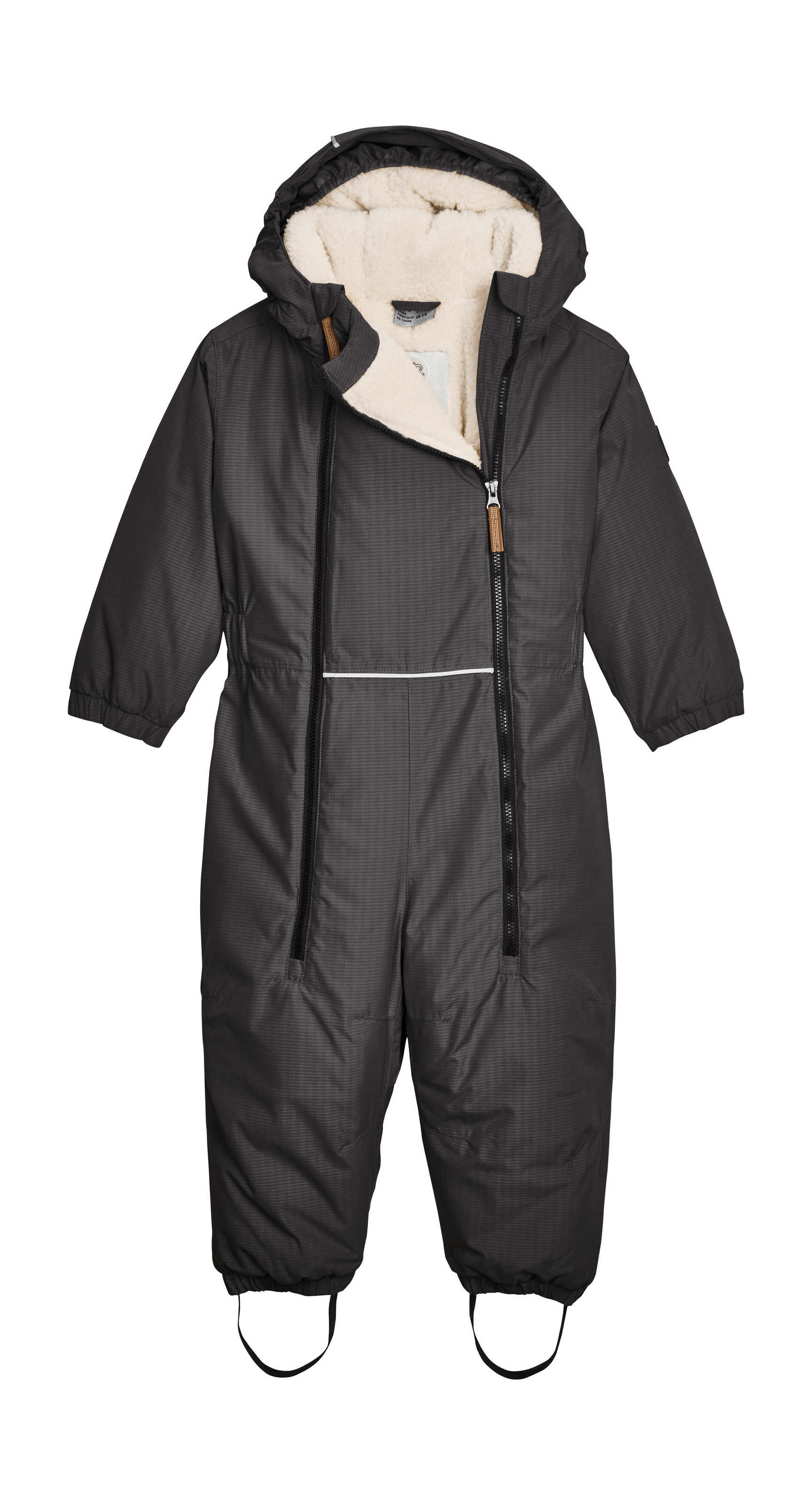Jungen Overall "FIOW 59 MNS ONPC"stein, Gr. 86, FIRST INSTINCT BY KILLTEC, Obermaterial: 100% Polyester;Futter: 100% Polyester;Füllung: 100%