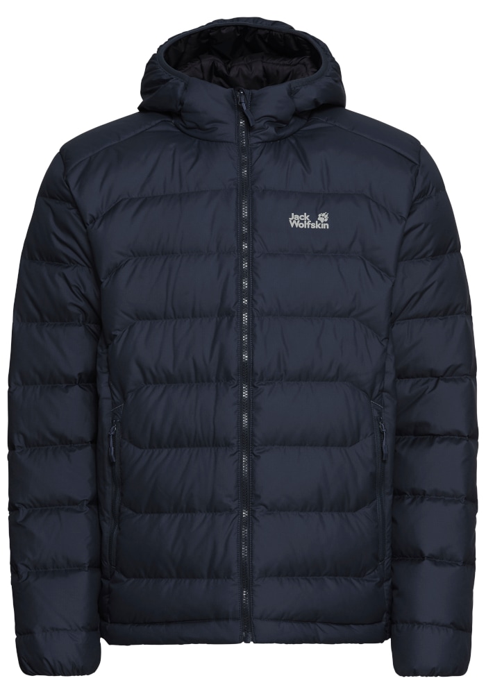 Jack Wolfskin Daunenjacke »WILD PASS DOWN HOODY M RDS« mit Kapuze Daunenjacke, warm, wind- und wasserabweisend
