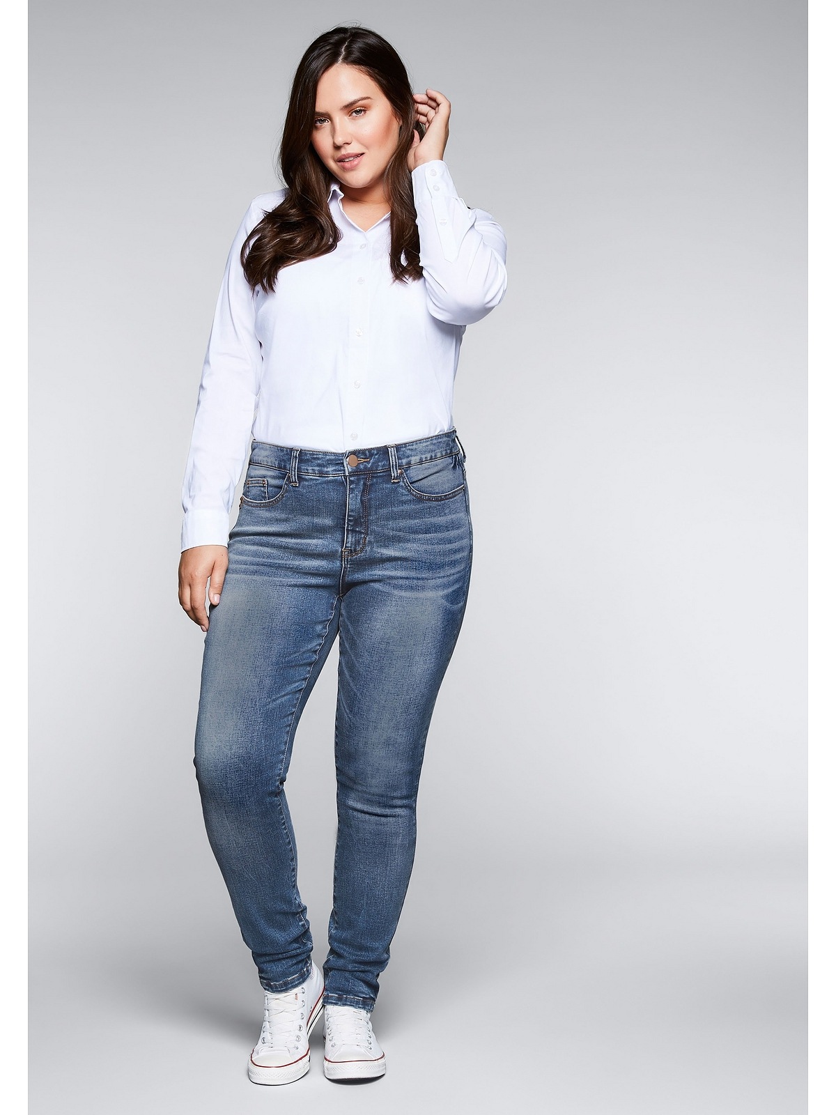 Sheego Stretch-Jeans »Große Größen«, Skinny mit Bodyforming-Effekt