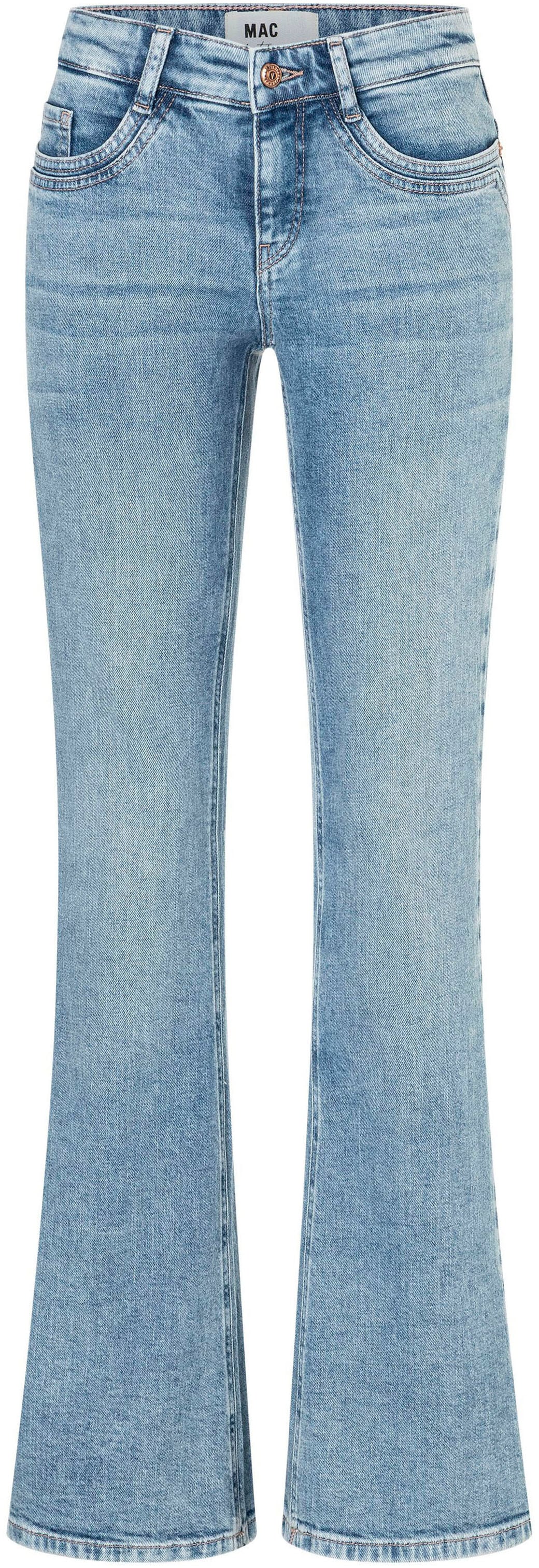 MAC Bootcut-Jeans "DETROIT flared" Aufwendig gearbeitete Details an den Vor günstig online kaufen