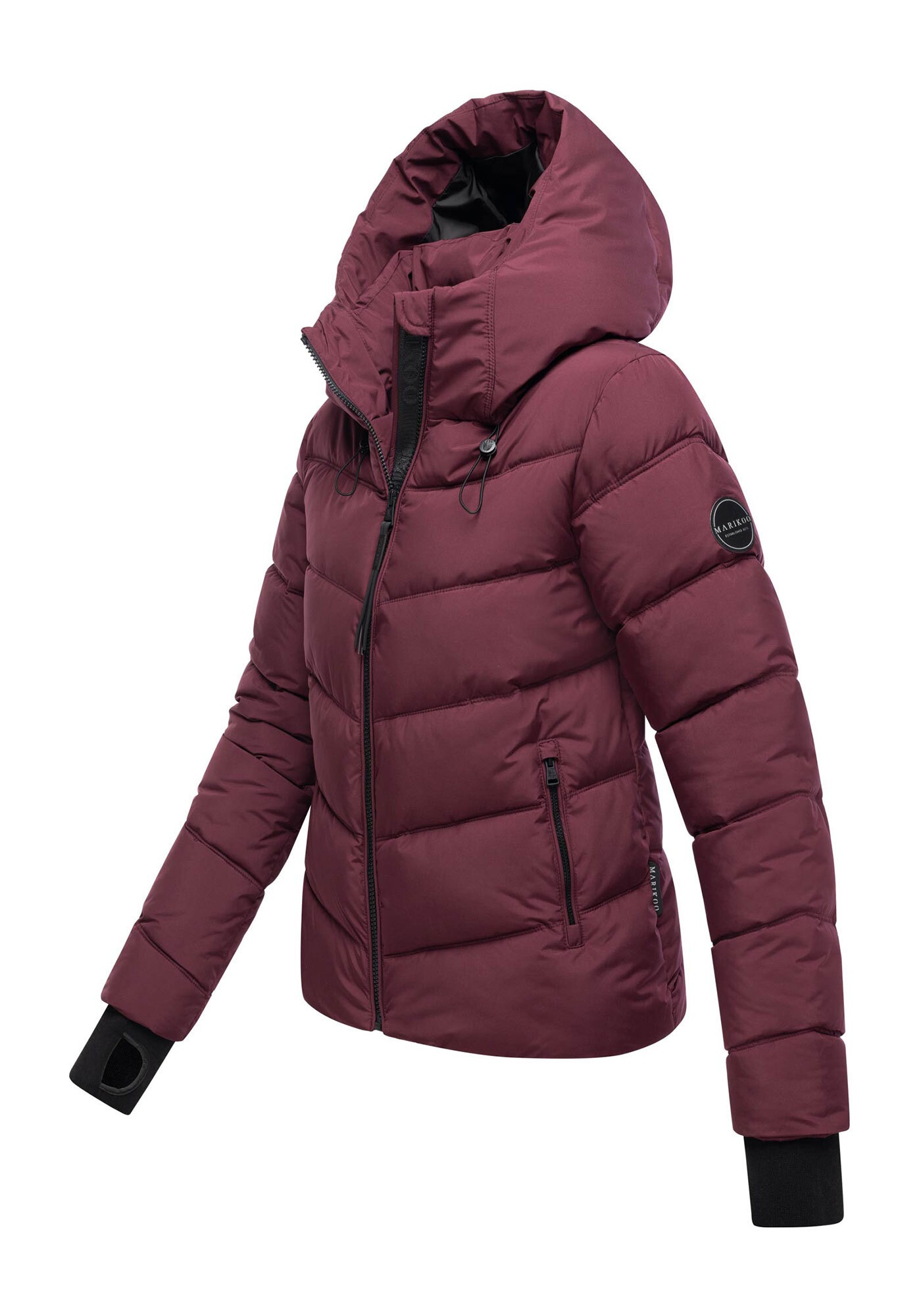 Marikoo Winterjacke »Yukanii«, Ärmelbündchen mit Daumenloch
