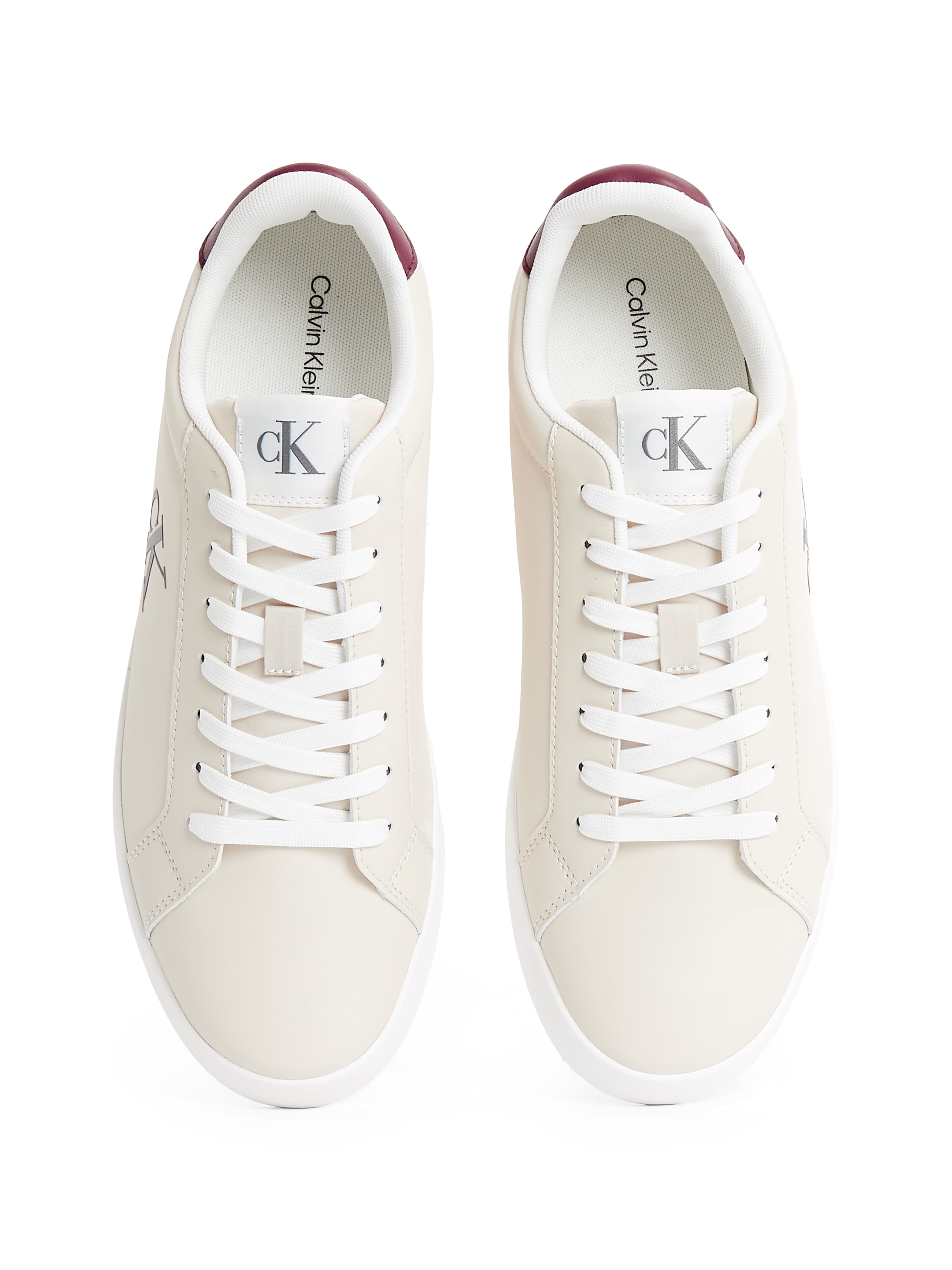 Calvin Klein Jeans Plateausneaker »3 CUPSOLE PU«, Freizeitschuh, Halbschuh, Schnürschuh mit gepolstertem Schaftrand