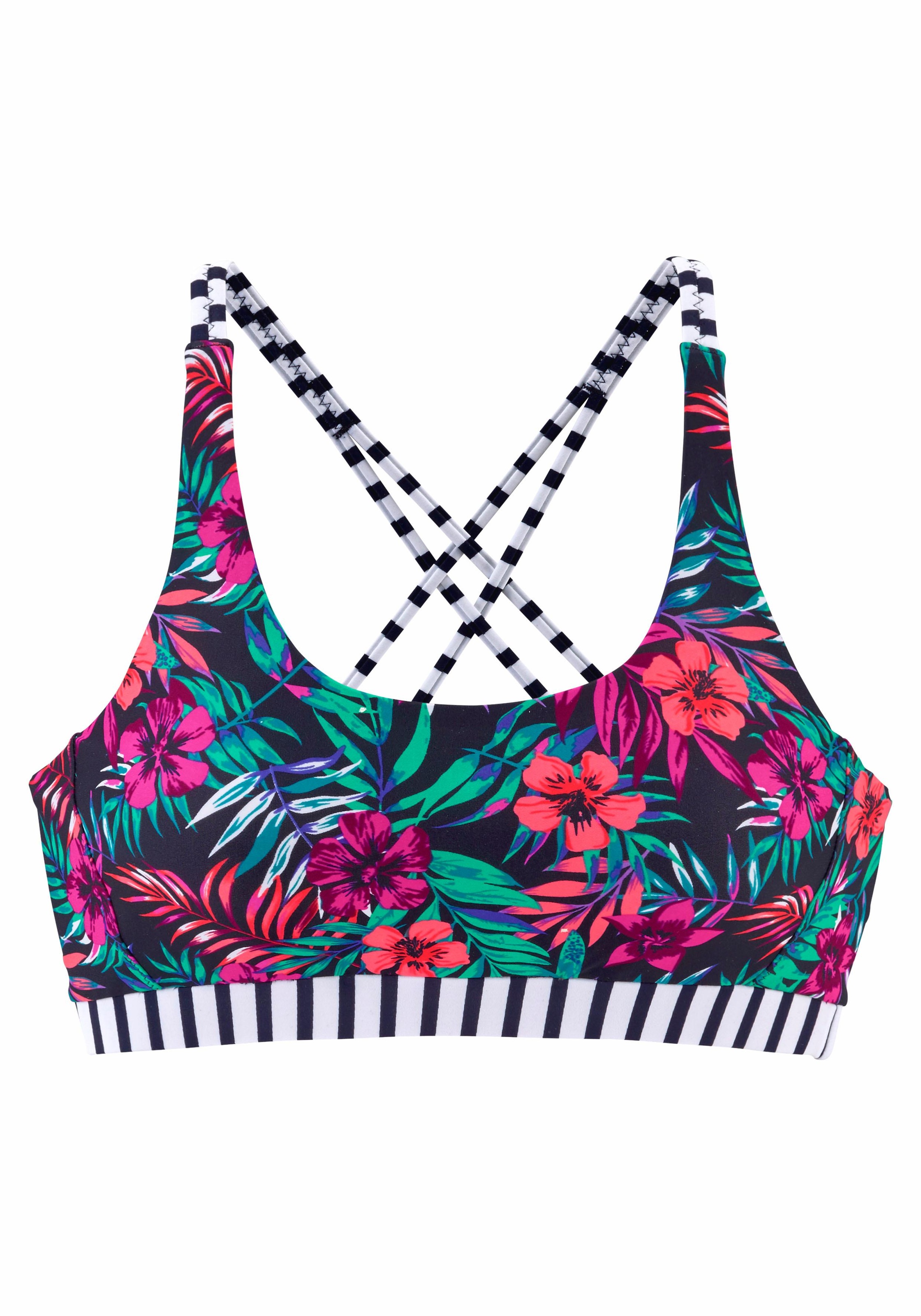 Venice Beach Bustier-Bikini-Top "Summer" mit gerkreuzten Trägern günstig online kaufen