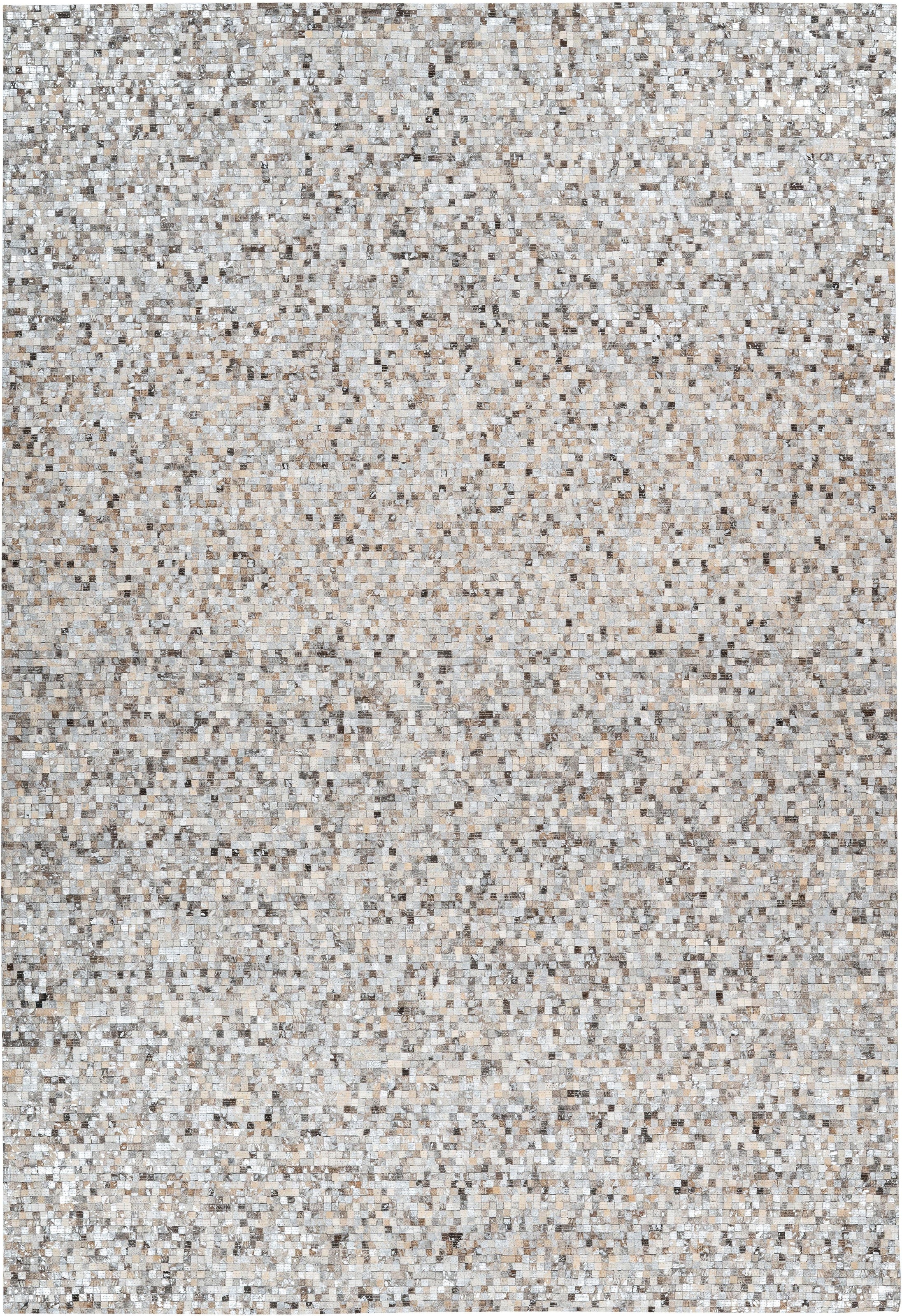 my home Lederteppich "Ella - Fellteppich" rechteckig 5 mm Höhe 100% Rindsle günstig online kaufen