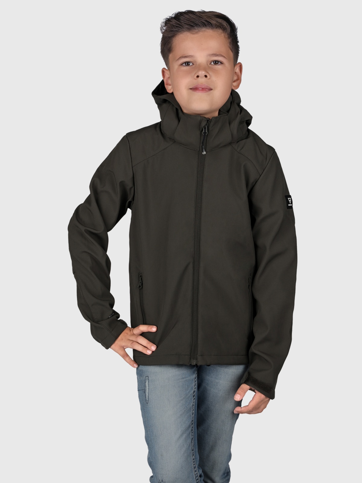 Brunotti Softshelljacke "Mippy Boys Softshell Jacket", mit Kapuze