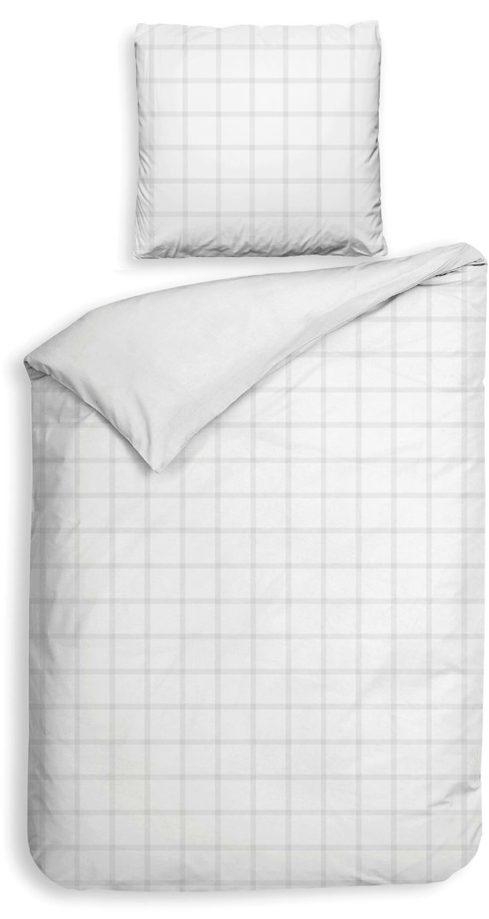 Heckett & Lane Wendebettwäsche "Diamante" 2 Stk. tlg. kariert, hochwertiges günstig online kaufen