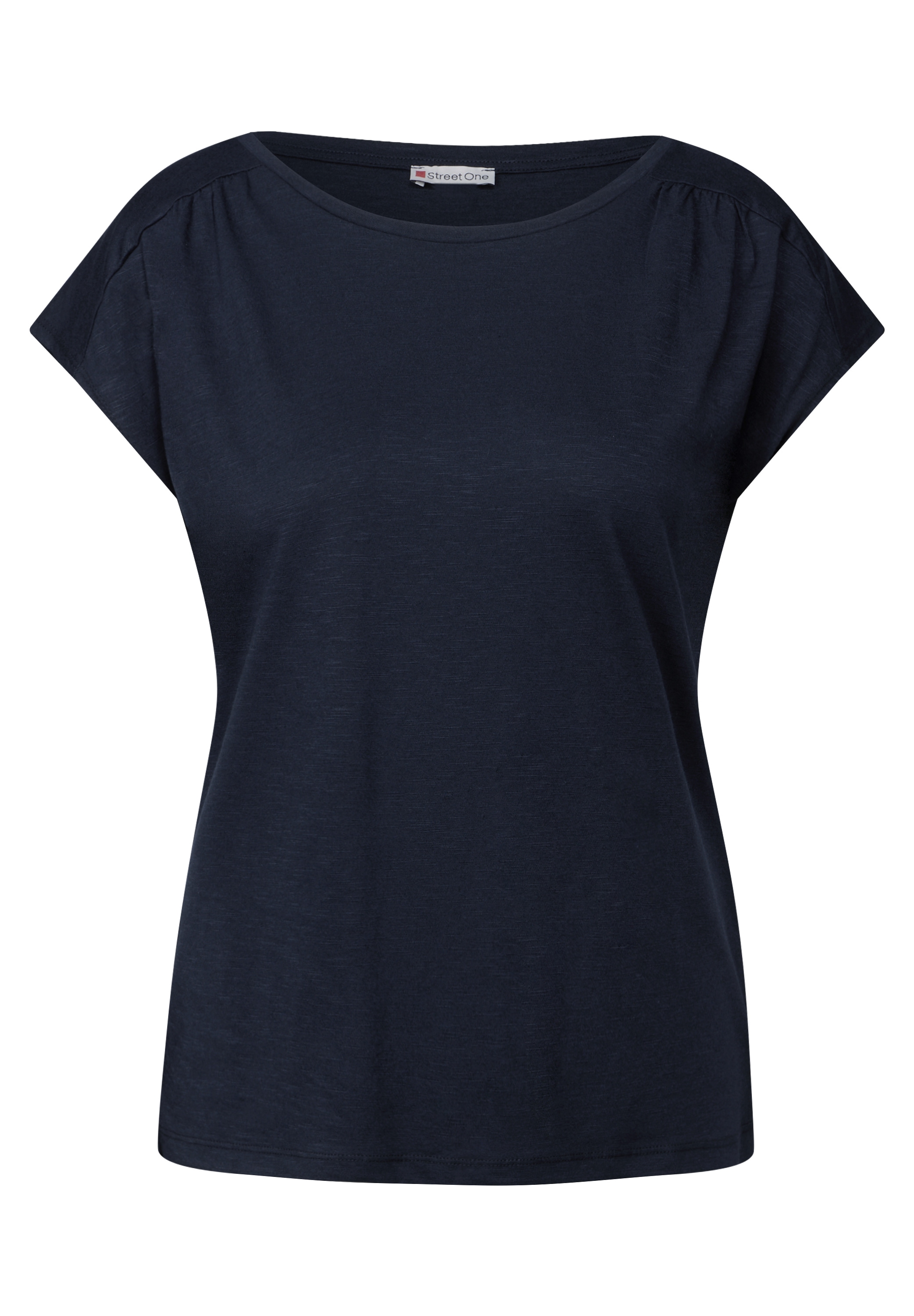 STREET ONE T-Shirt, mit Seitlichen Einschlitzen am Saum