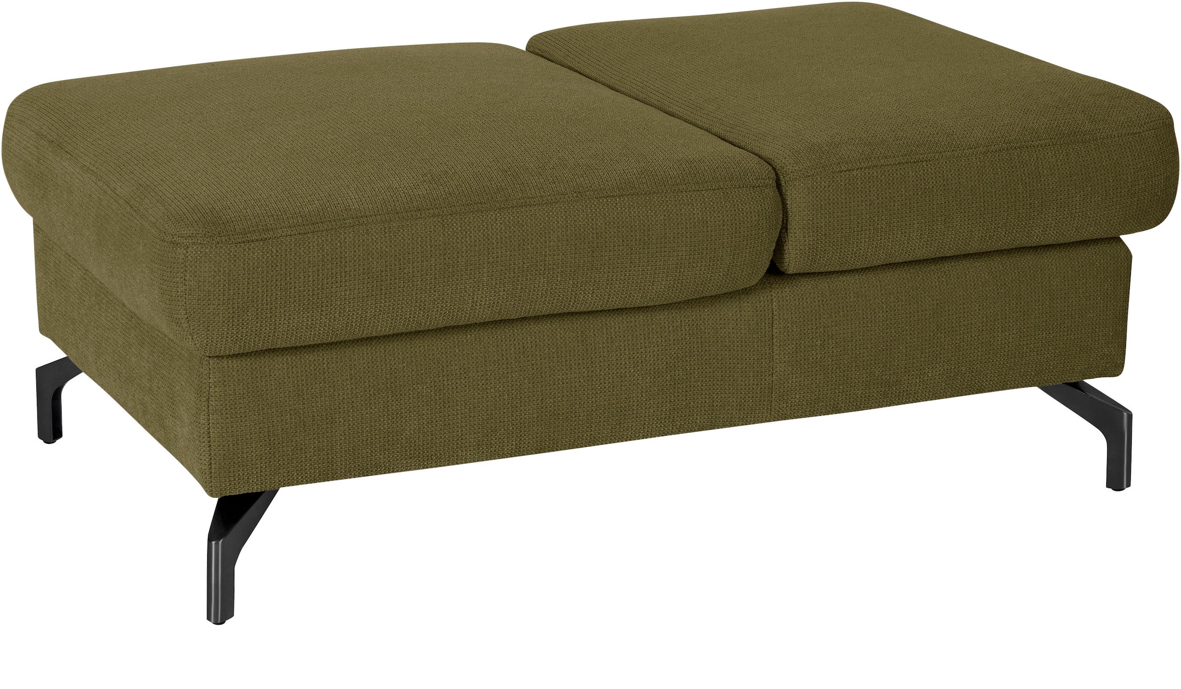 sit&more Hocker "Percy", Fußhöhe 15cm, mit Klappfunktion, wahlweise in 2 Fußfarben