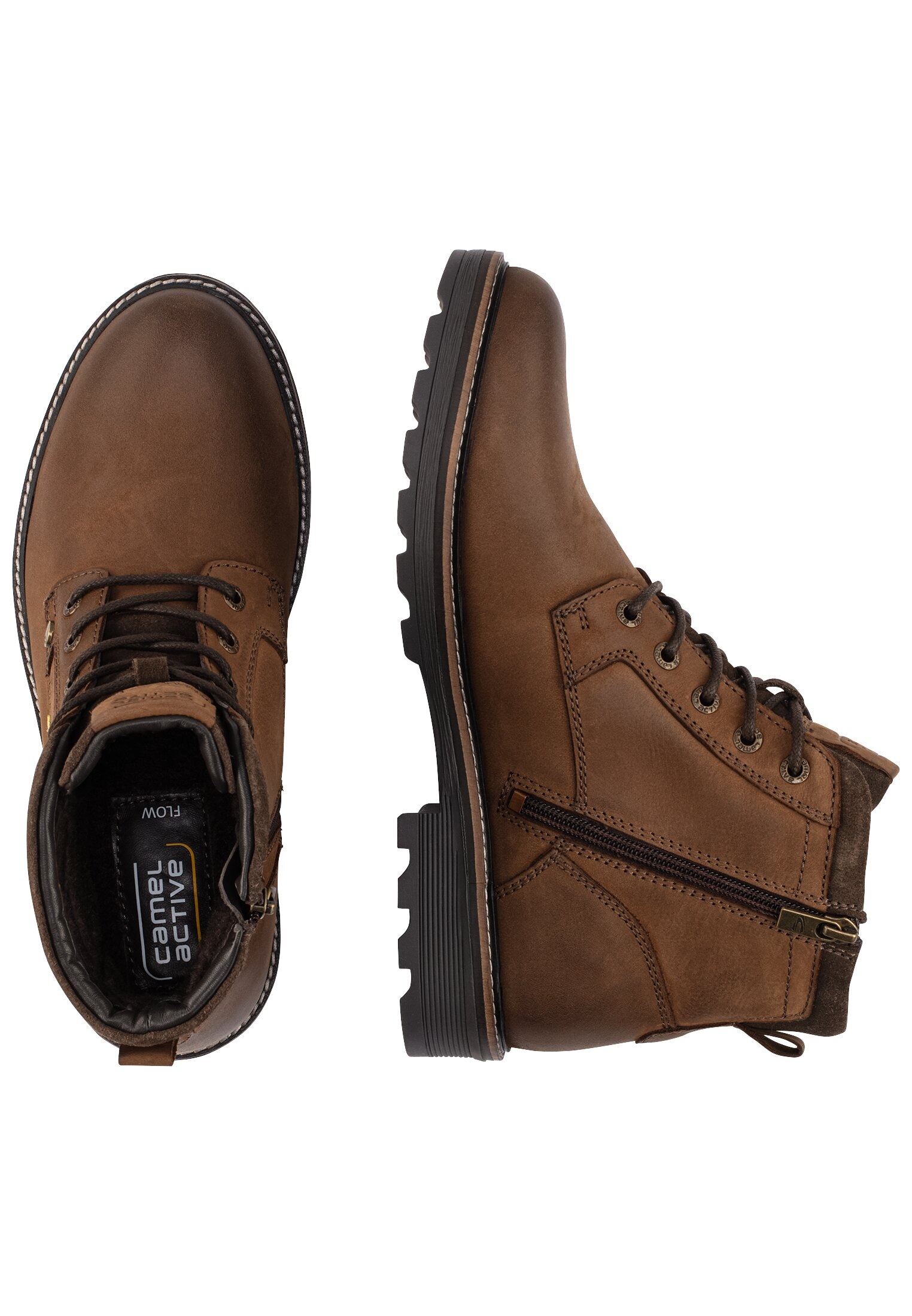 camel active Schnürboots  Winterboots, Stiefel mit gepolsterter Innensohle