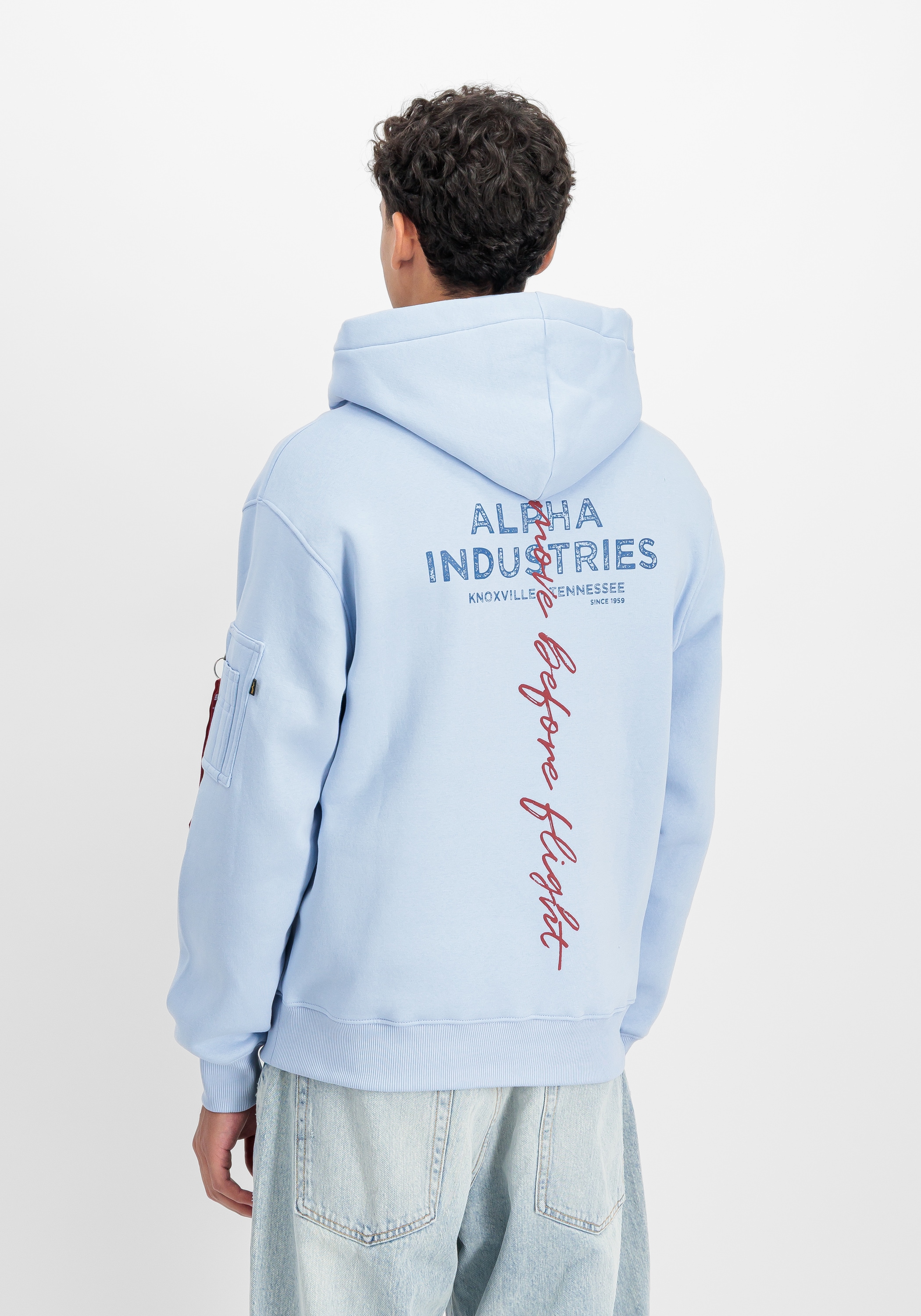 Alpha Industries Hoodie "Signature Backprint Hoodie" günstig online kaufen