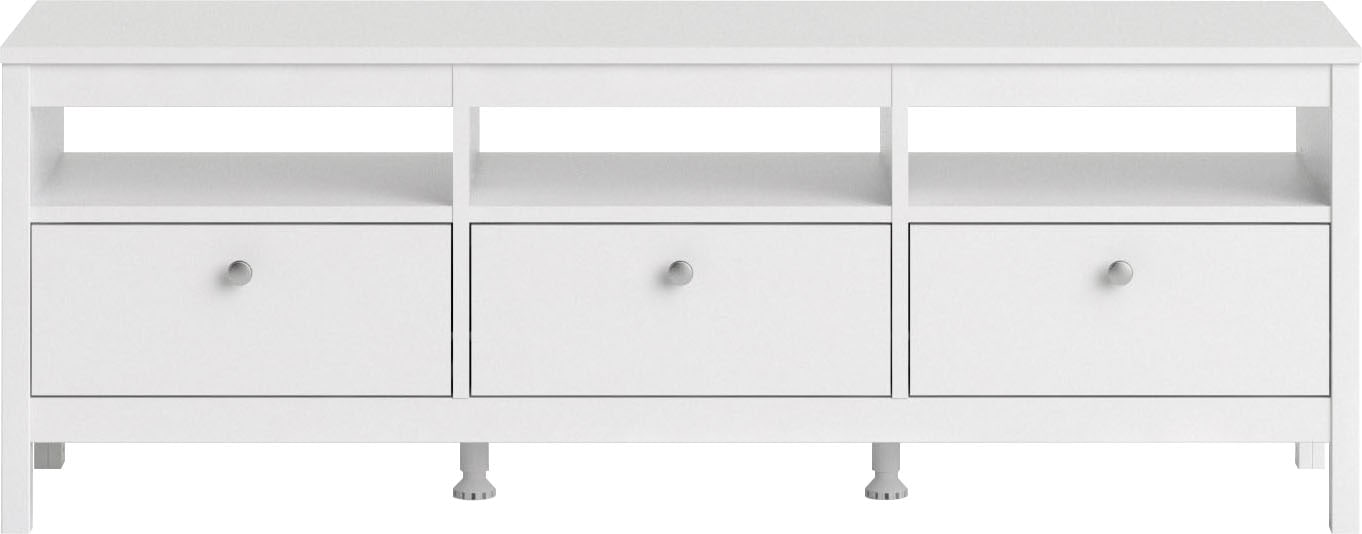 Home affaire TV-Bank »Madrid, TV-Möbel, Fernsehtisch, TV-Unit, Media-Möbel, Sideboard,«, mit 3 Schubladen und 3 offenen Fächern, Breite 151 cm, Höhe 54 cm