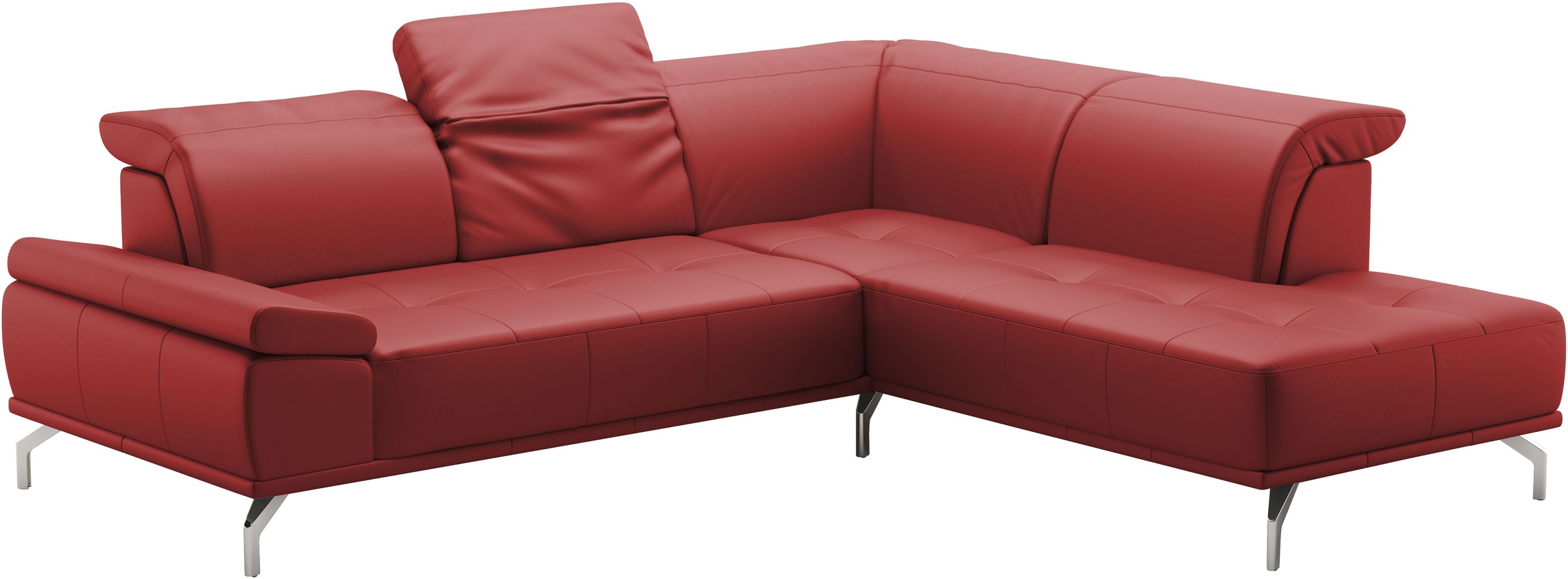 Places of Style Ecksofa »Caluna«, Inkl.Sitztiefenverstellung, wahlweise mit Kopf- und Armteilverstellung