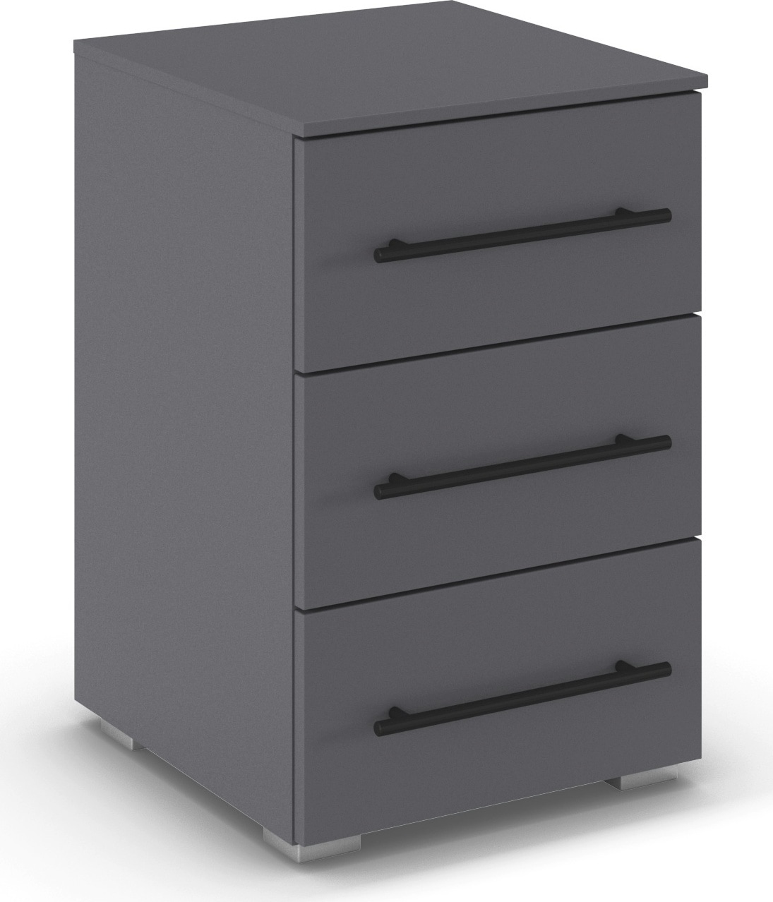 OTTO home Nachtkommode "Nachttisch Nachtschrank Schubladen Sideboard Schubladenkommode AVOLA" Breite 40 cm inkl. SOFT-CLOSE-FUNKTION mit Dekorfront, mit 3 geräumigen Schubladen für viel Stauraum MADE IN GERMANY