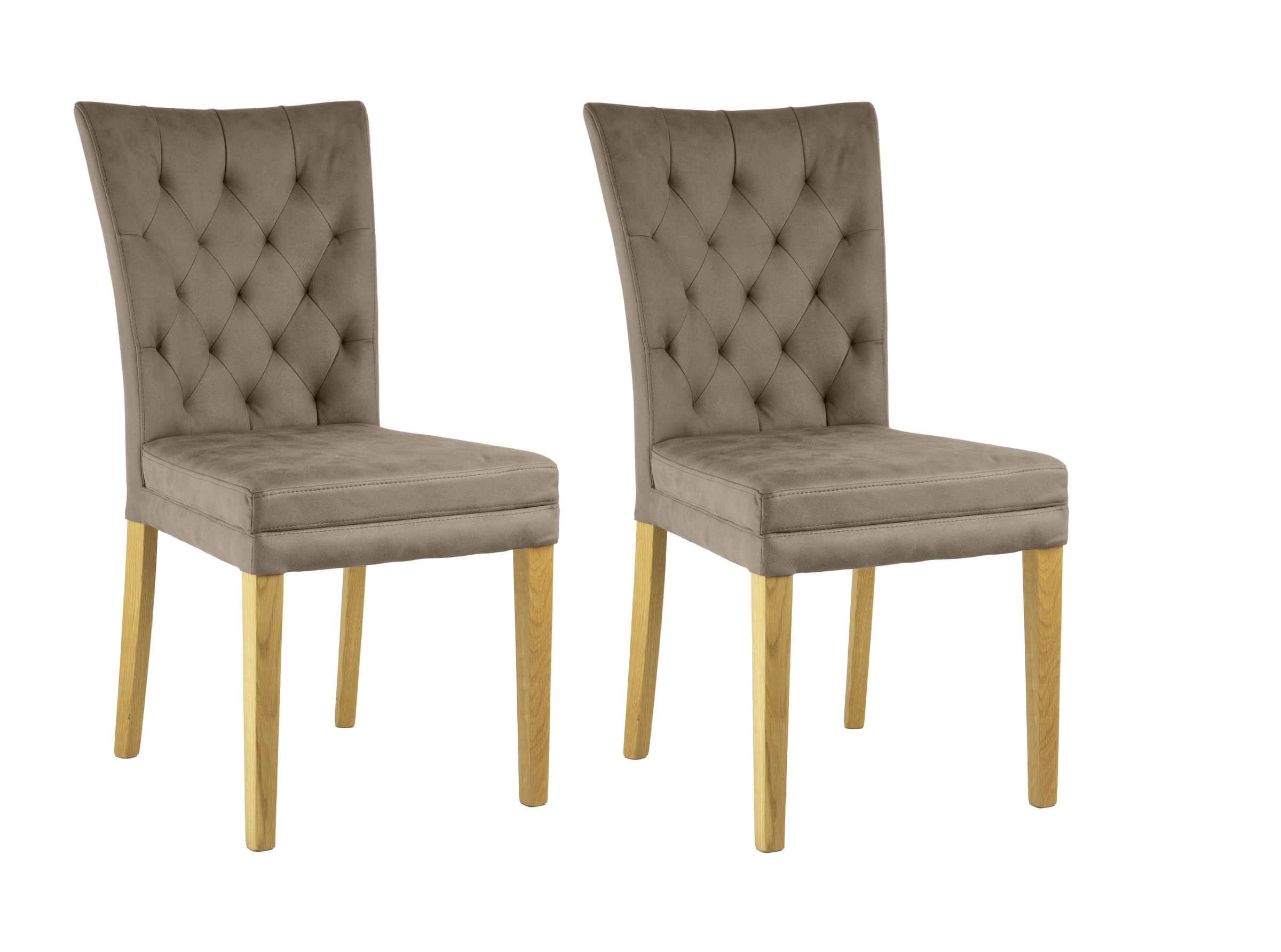 Home affaire 4-Fußstuhl "Colorado" (Set) 2 Stk. Microfaser bequeme Polsteru günstig online kaufen