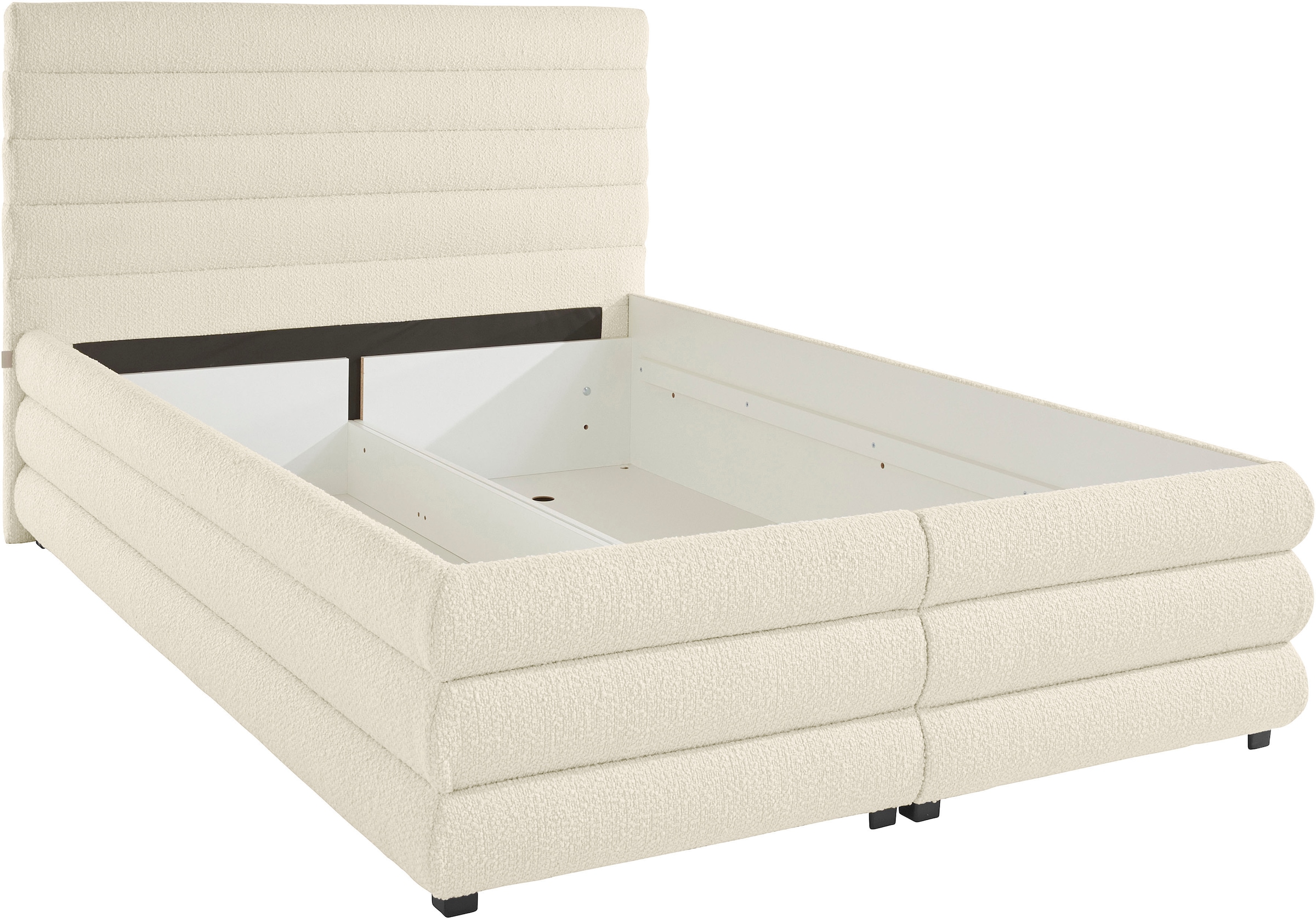 LeGer Home by Lena Gercke Polsterbett »Maylis Bouclé« wahlweise mit und ohne Matratze und Lattenrost, auch in 200cm Breite