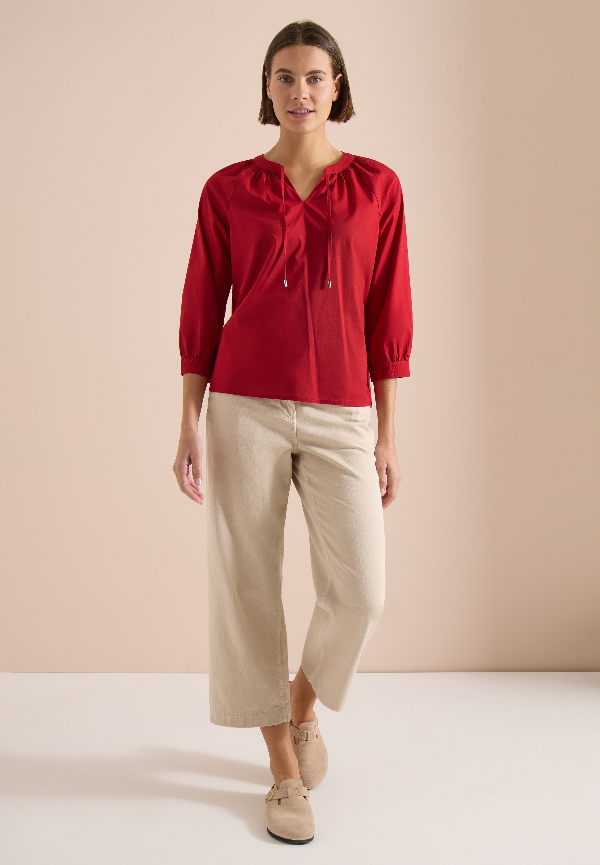 Cecil Klassische Bluse aus reiner Baumwolle