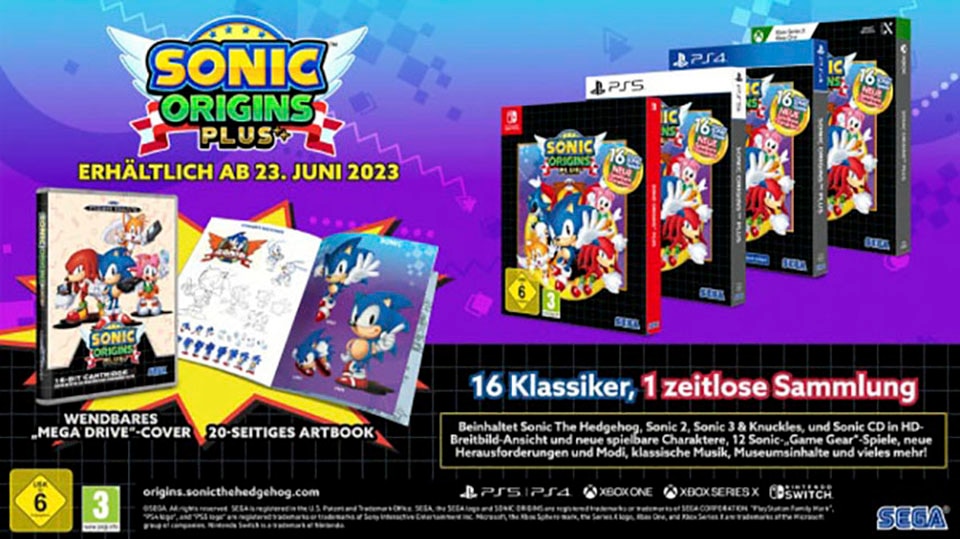 Atlus Spielesoftware »Sonic Origins Plus Limited Edition«, Nintendo Switch