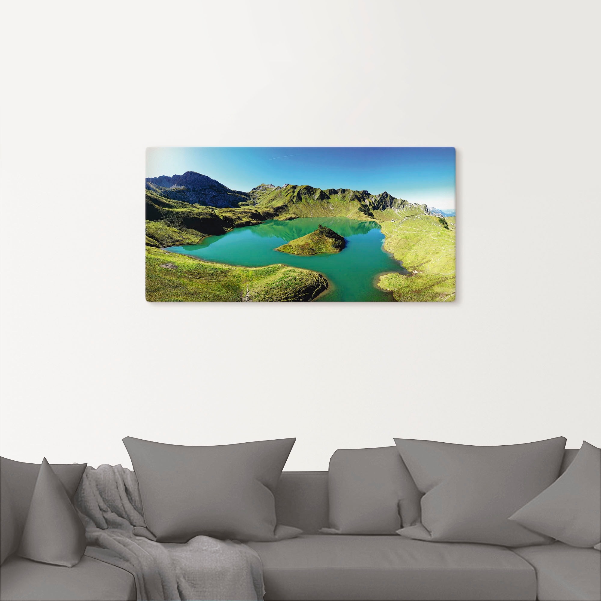 Artland Leinwandbild "Schrecksee Bayerischen Hochalpen" Berge & Alpenbilder günstig online kaufen
