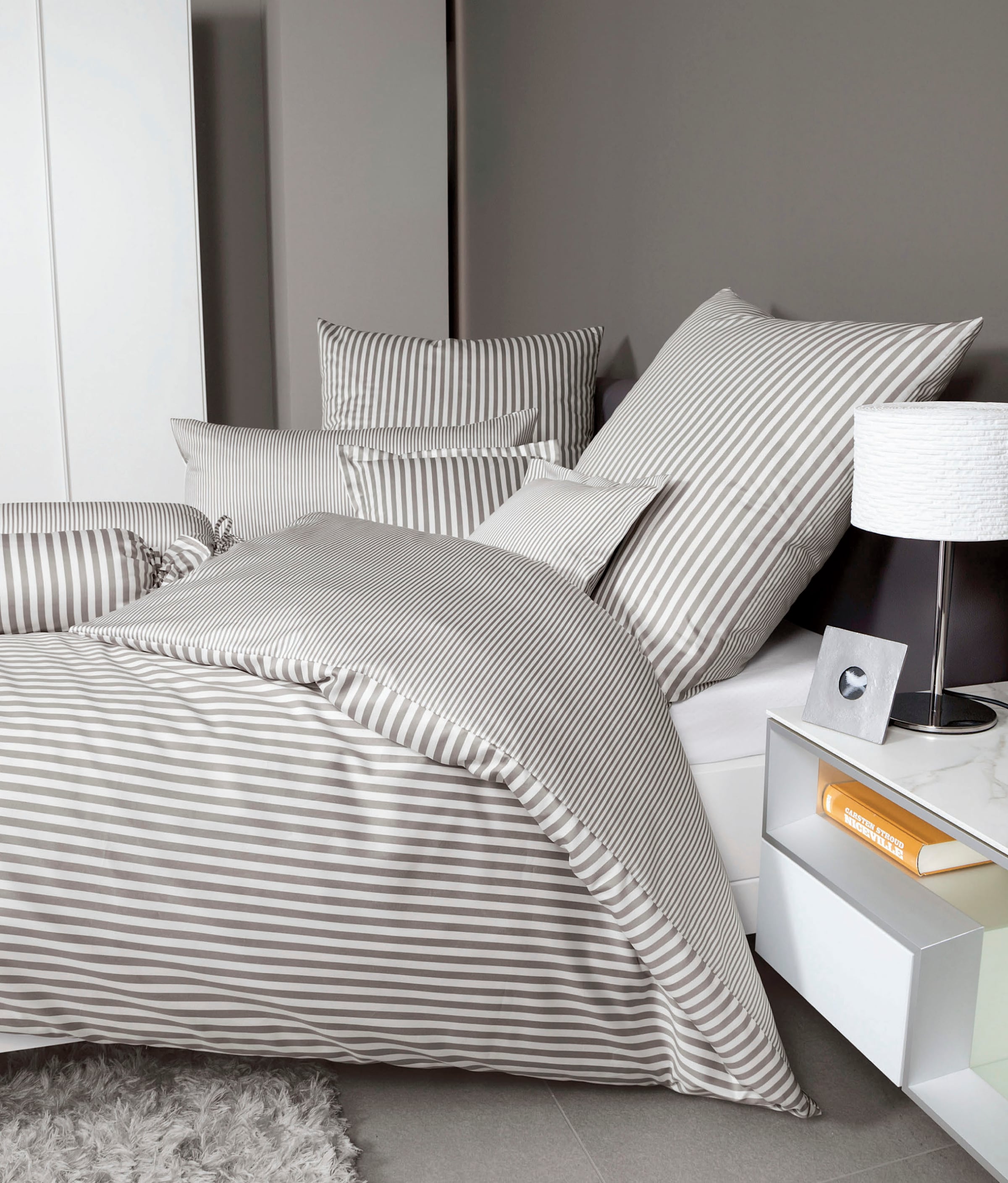 Janine Wendebettwäsche "modernclassic 3912, 100% Baumwolle" 3 Stk. tlg. mit günstig online kaufen