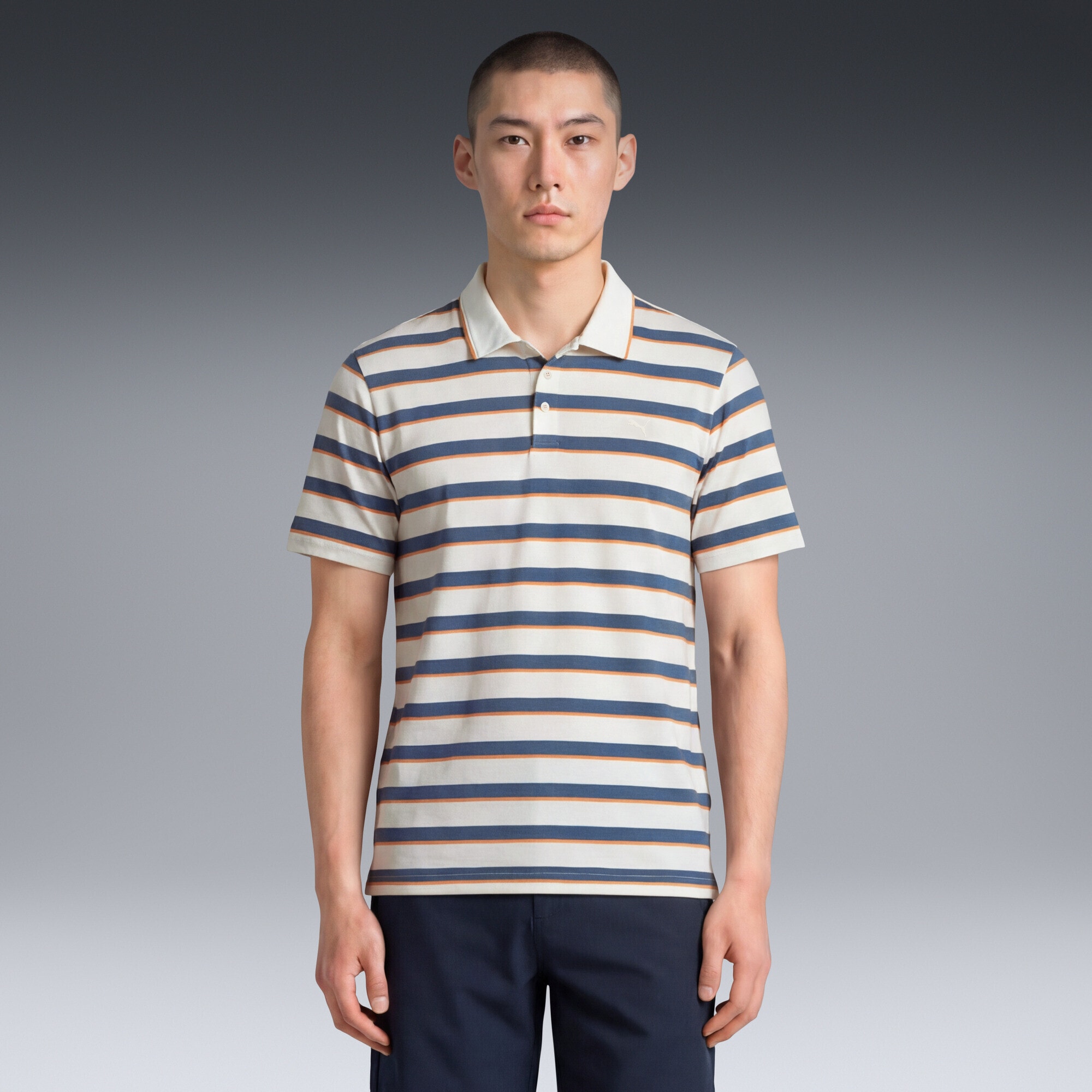 PUMA Poloshirt »CLOUDSPUN Gestreiftes Golfpolo Herren«