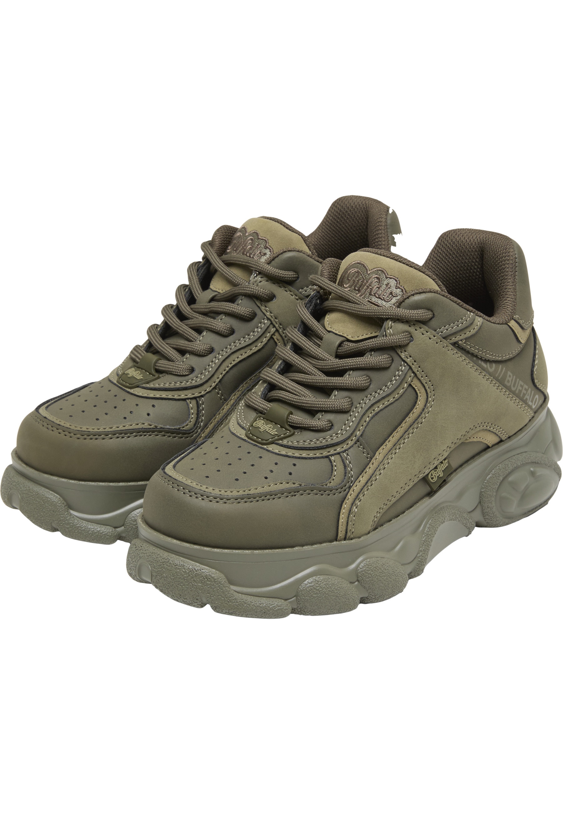 Buffalo Trainingsschuh "Buffalo CLD ECHO - VEGAN NUBUCK - KHAKI"