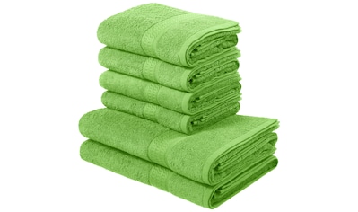| grün Rechnung Handtücher auf Sets kaufen BAUR