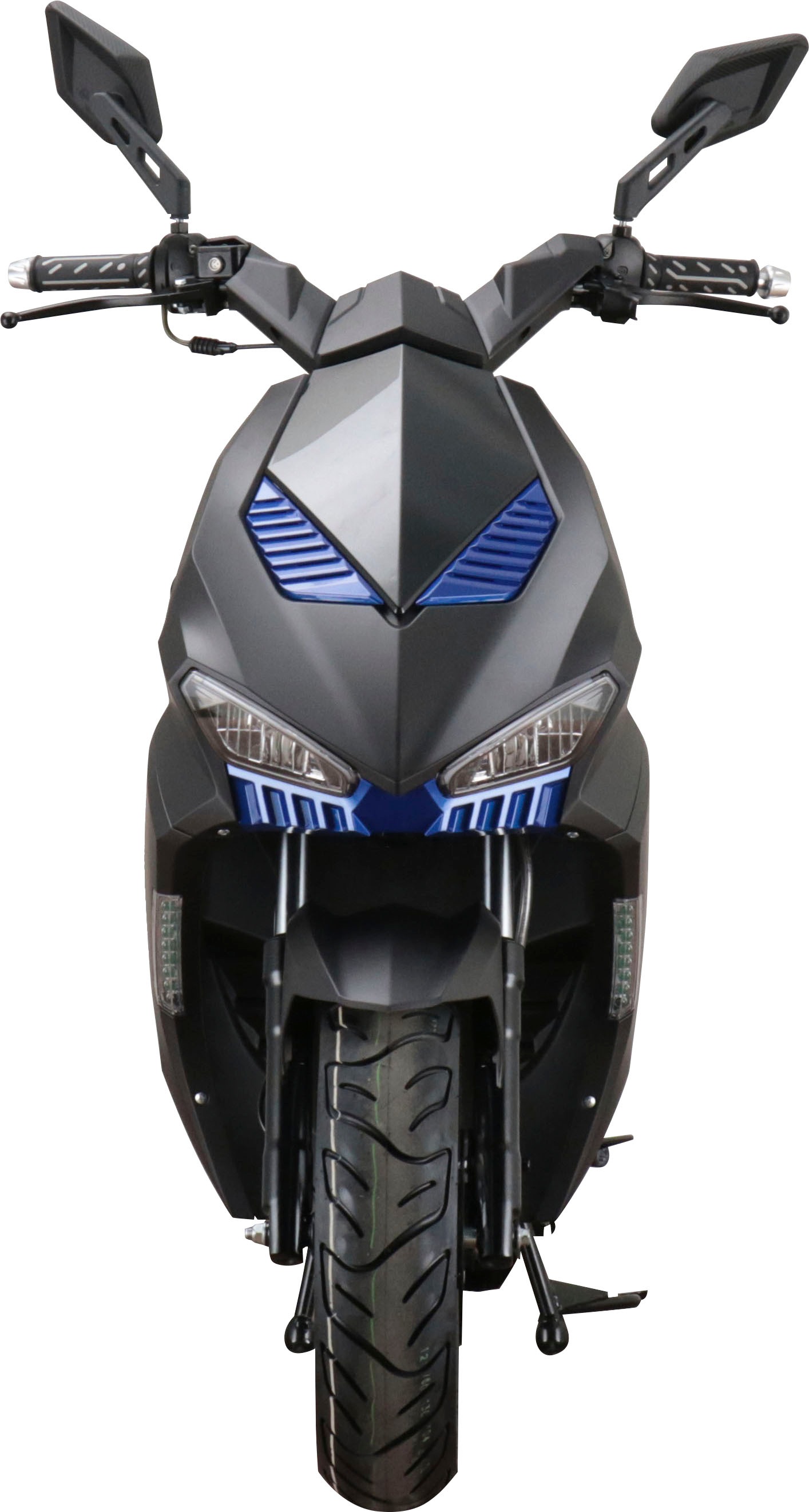 Alpha Motors Motorroller "SHARK" 50 cm³ 45 km/h Euro 5 3 mit integr. Alarmanlage, Keyless-System und USB-Anschluss
