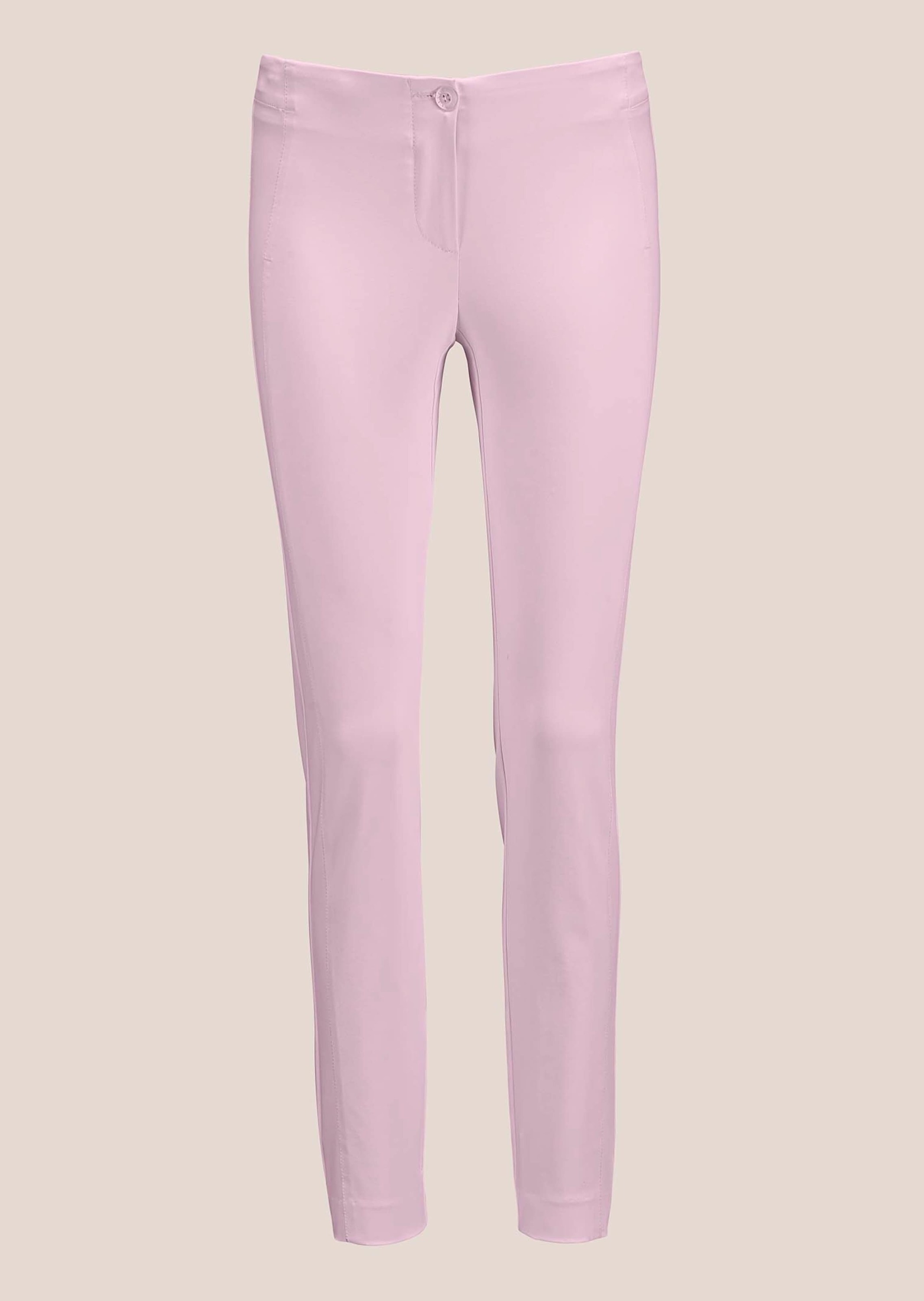 MADELEINE Stoffhose "Hose Schlanke Stretch-Hose mit Vichy-Karo" hoher Tragekomfort durch Stretchanteil