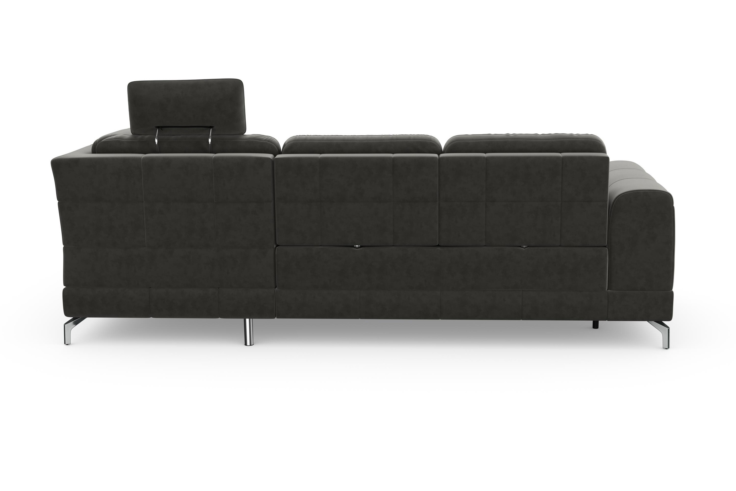 sit&more Ecksofa »Bendigo L-Form«, inklusive Sitztiefenverstellung, Bodenfreiheit 12 cm, in 2 Fußfarben