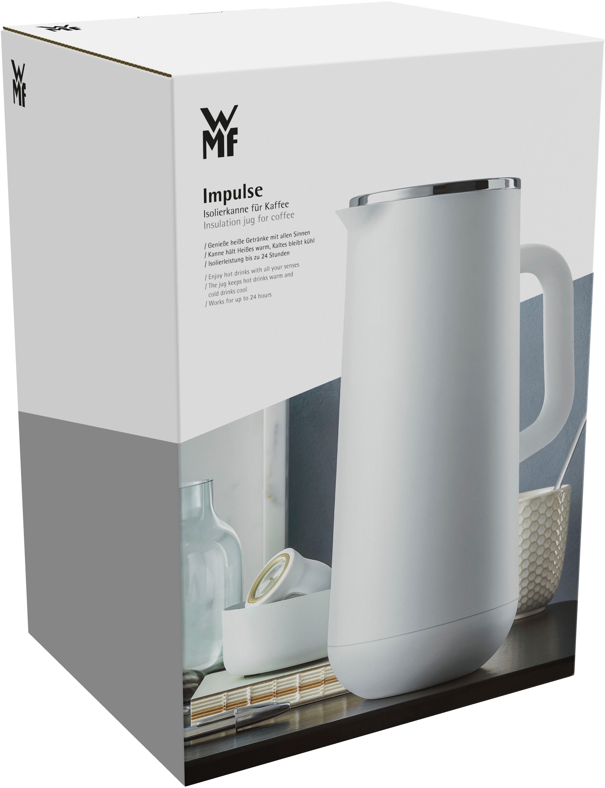 WMF Kaffeekanne »Impulse«, 1 l, ThermaPro-Isolierung, Druckverschluss, tropffreies Ausgießen