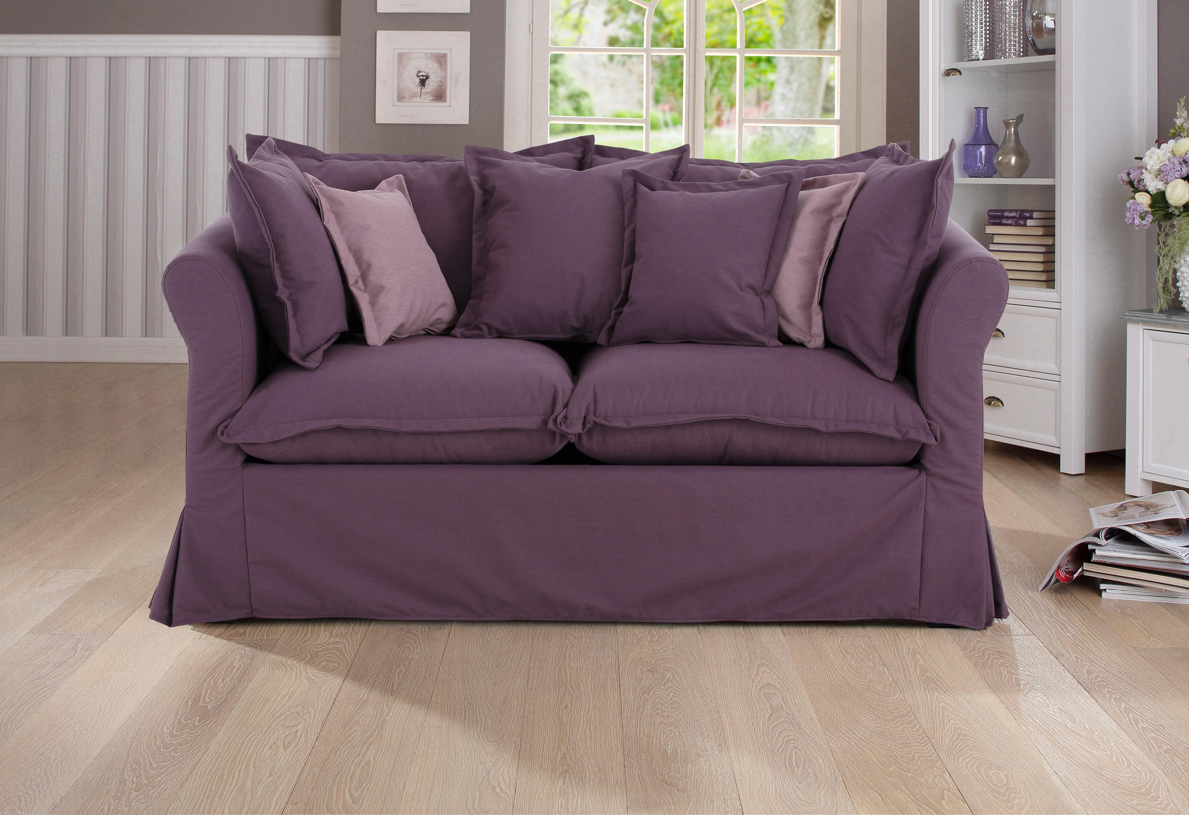 Home affaire 2-Sitzer "Luise" in Hussenoptik, ohne Bettfunktion günstig online kaufen