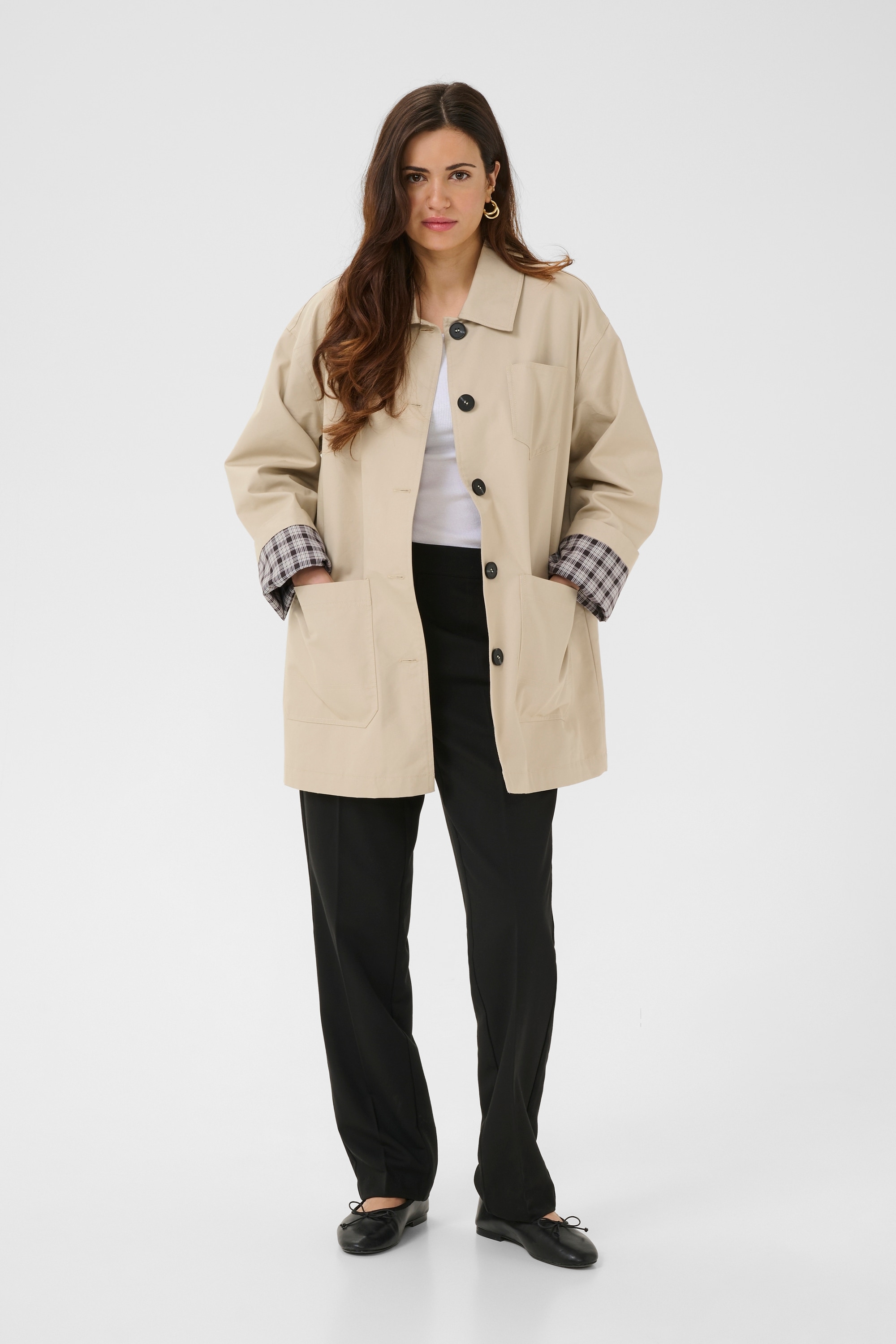 KAFFE Wintermantel »Damen Jacke KAvalentina«
