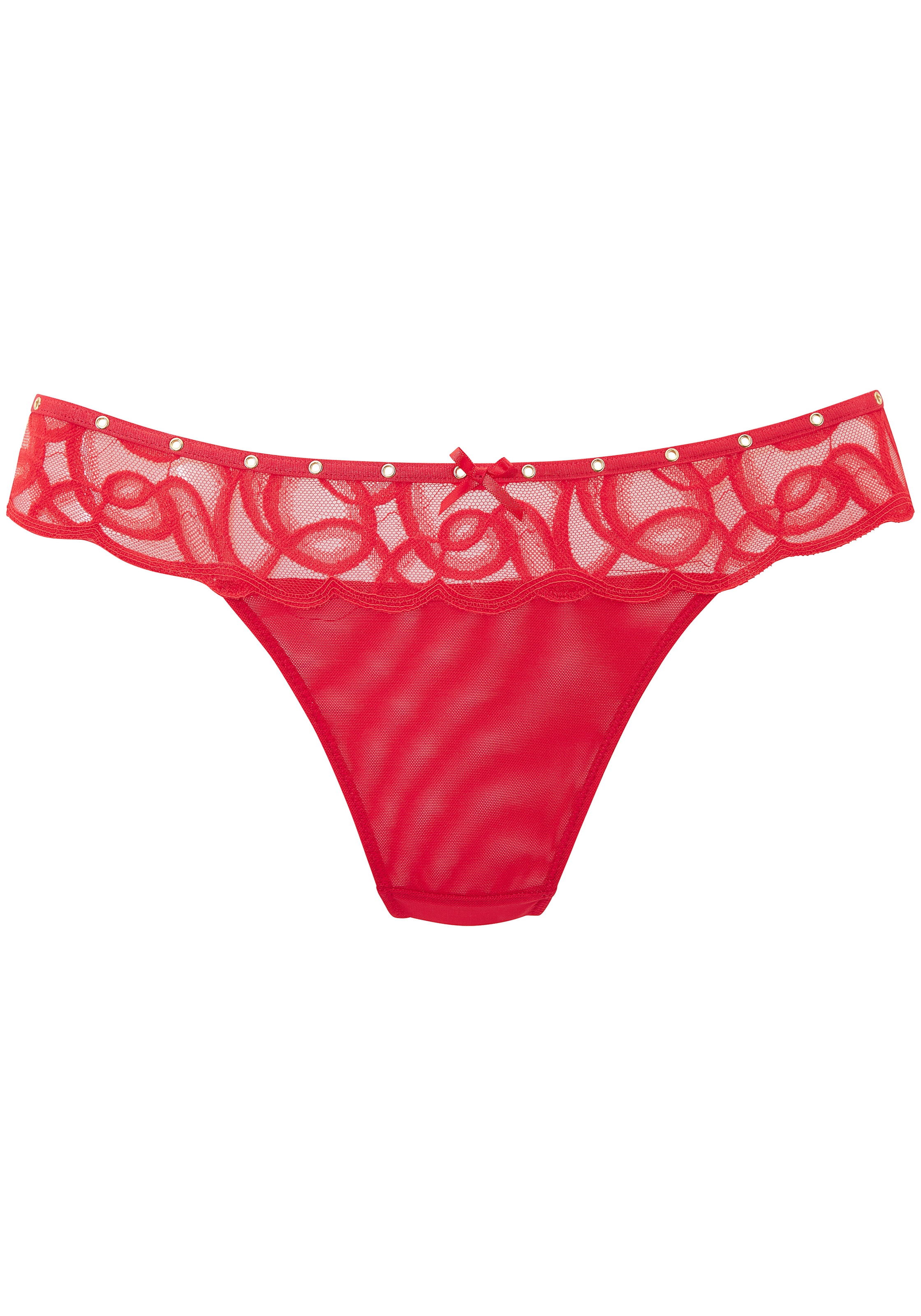 petite fleur gold by Lascana String »Luna« im aufregendem Nieten-Look, sexy Dessous, Reizwäsche