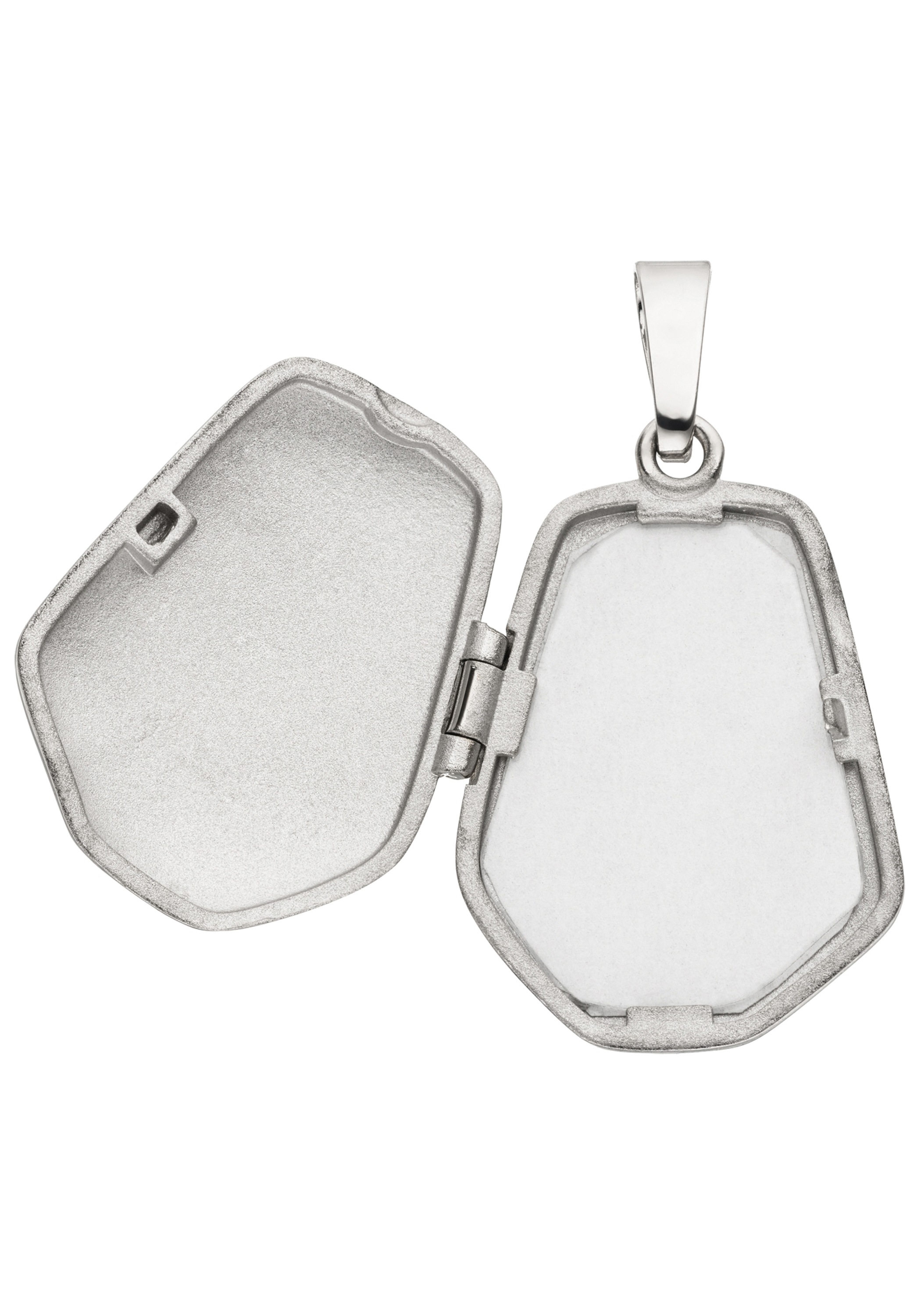 Medallionanhänger JOBO "Medaillon Herz", silber (silber 925), Schmuckanhänger, Damen, Silber 925 (Sterlingsilber), 925 Silber für 1 Foto 2