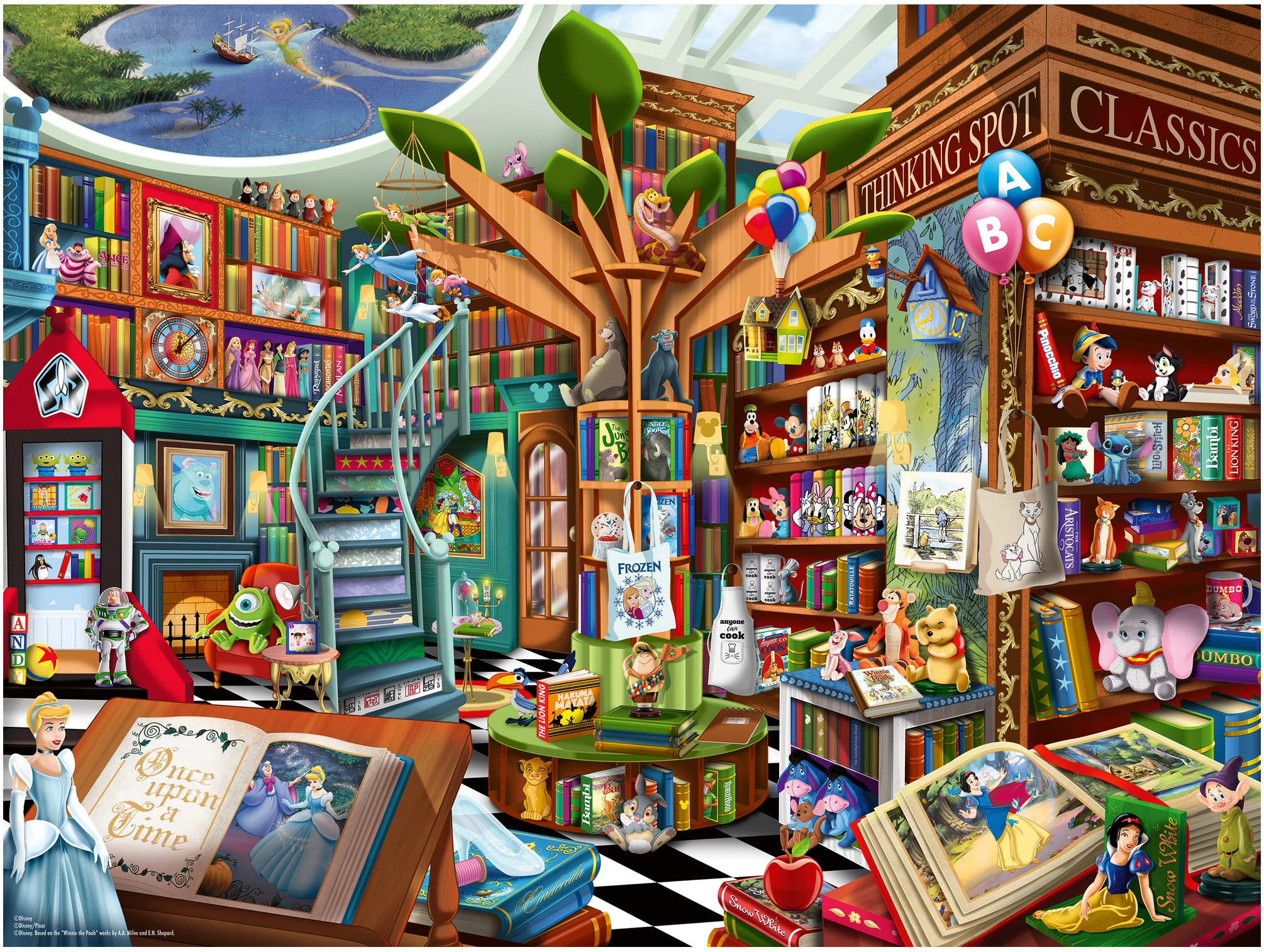 Ravensburger Puzzle »Disney, Buchhandlung der Wunder« Made in Germany