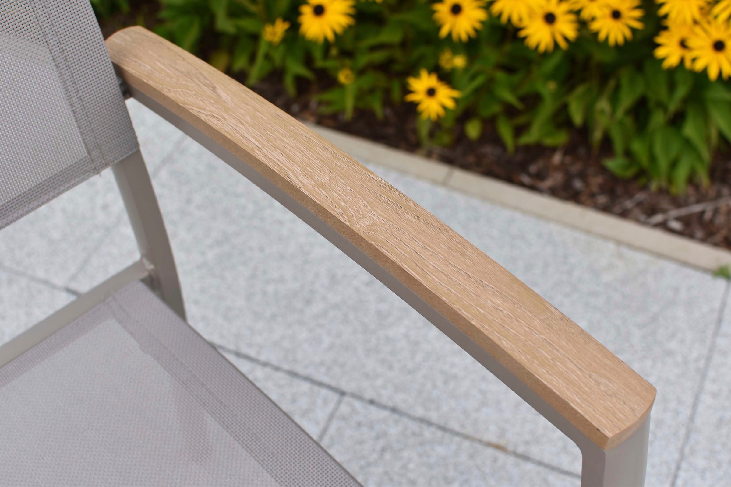 MERXX Garten-Essgruppe »Piemont« Set, 7 tlg. inkl. 6 Stapelsessel, 1 Tisch