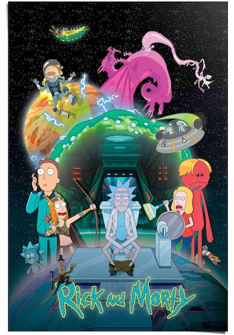 Reinders! Poster »Rick and Morty - toilet advent...