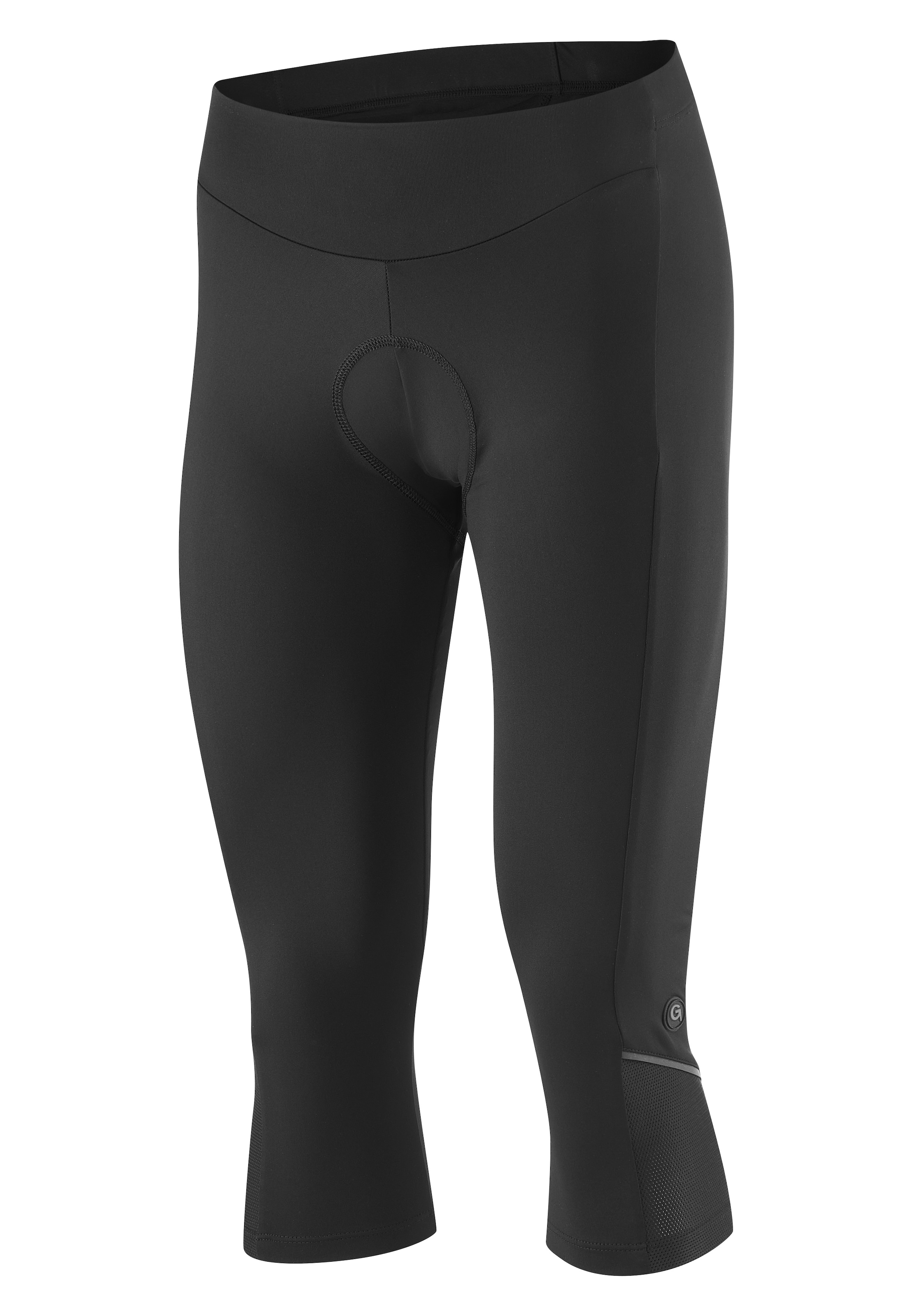 Gonso Fahrradhose "Essential Tight 3/4 W", Damen 3/4 Radhose mit Sitzpolster, atmungsaktive Radlerhose, Tight Fit