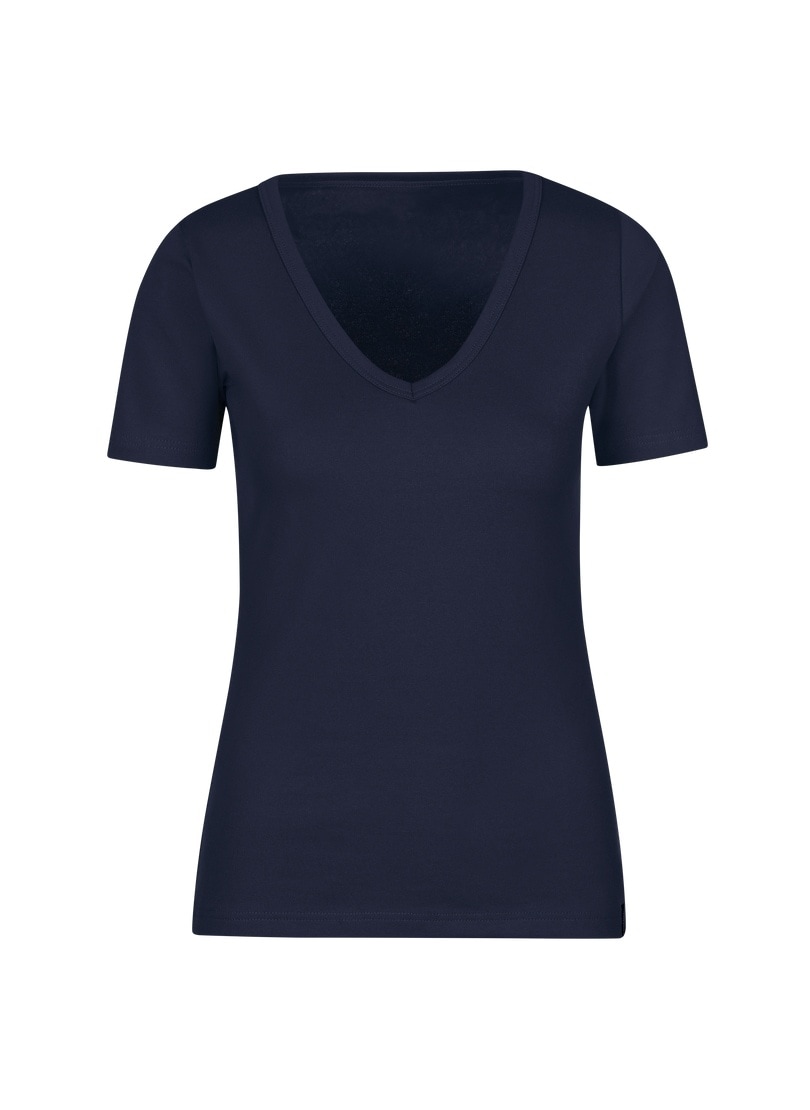 Trigema T-Shirt »TRIGEMA V-Shirt aus Baumwolle/Elastan« kaufen | BAUR