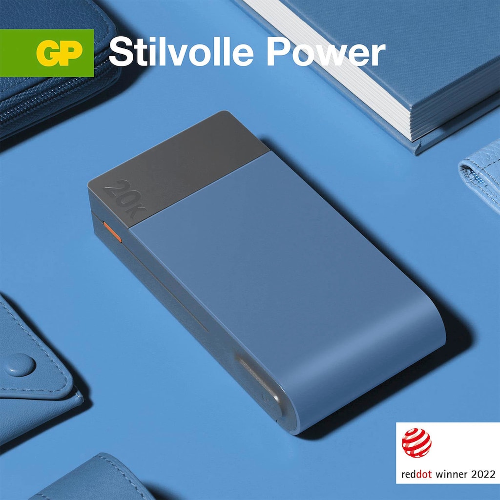 GP Batteries Powerbank »M20B«, 20000 mAh, 3,7 V