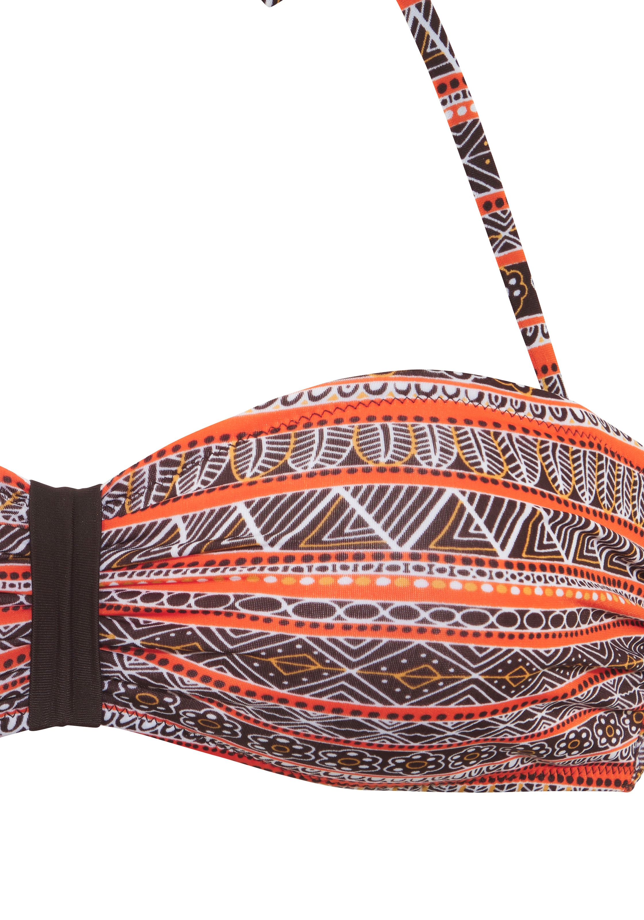 Buffalo Bandeau-Bikini, Mit trendigem Streifendruck