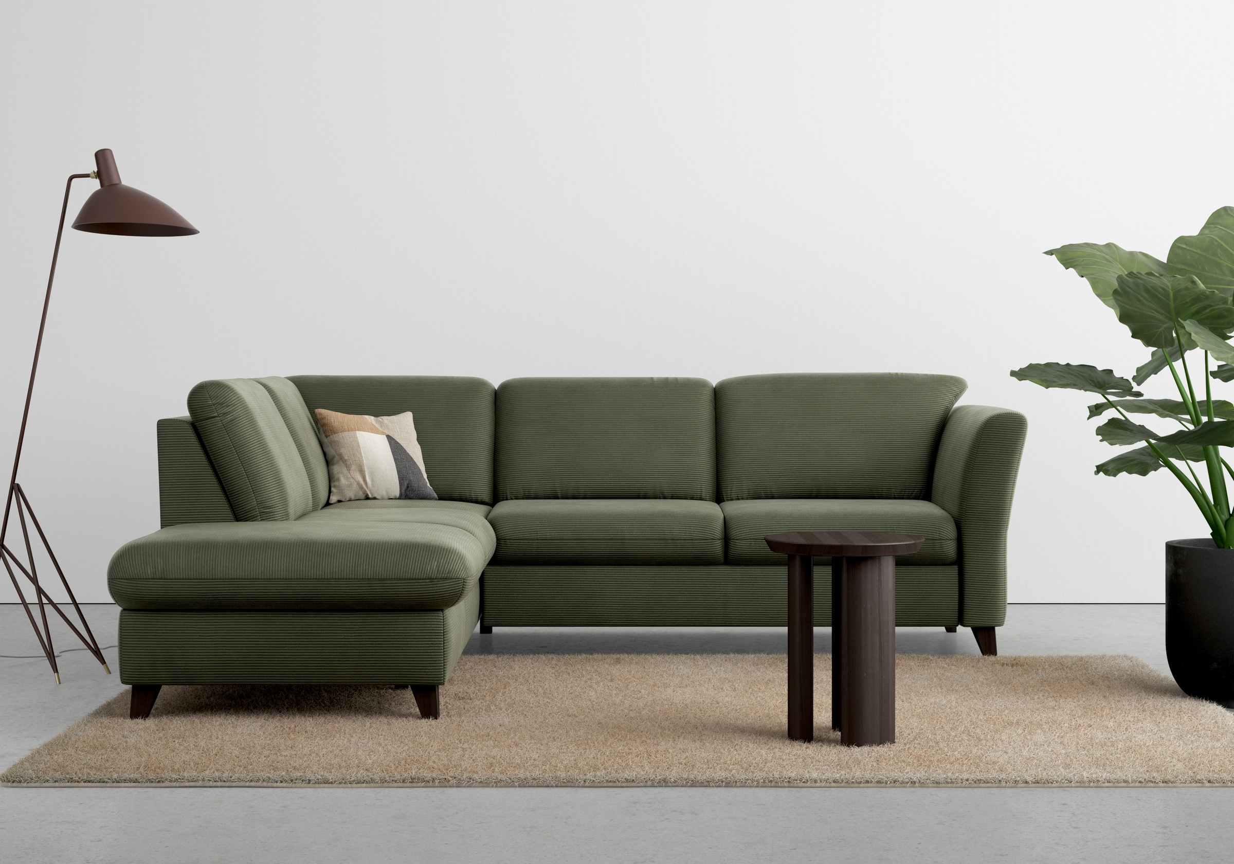 Thumbnail - Home affaire Ecksofa "Trelleborg L-Form", wahlweise mit Bettfunktion und Bettkasten, inkl. Federkern-Polsterung