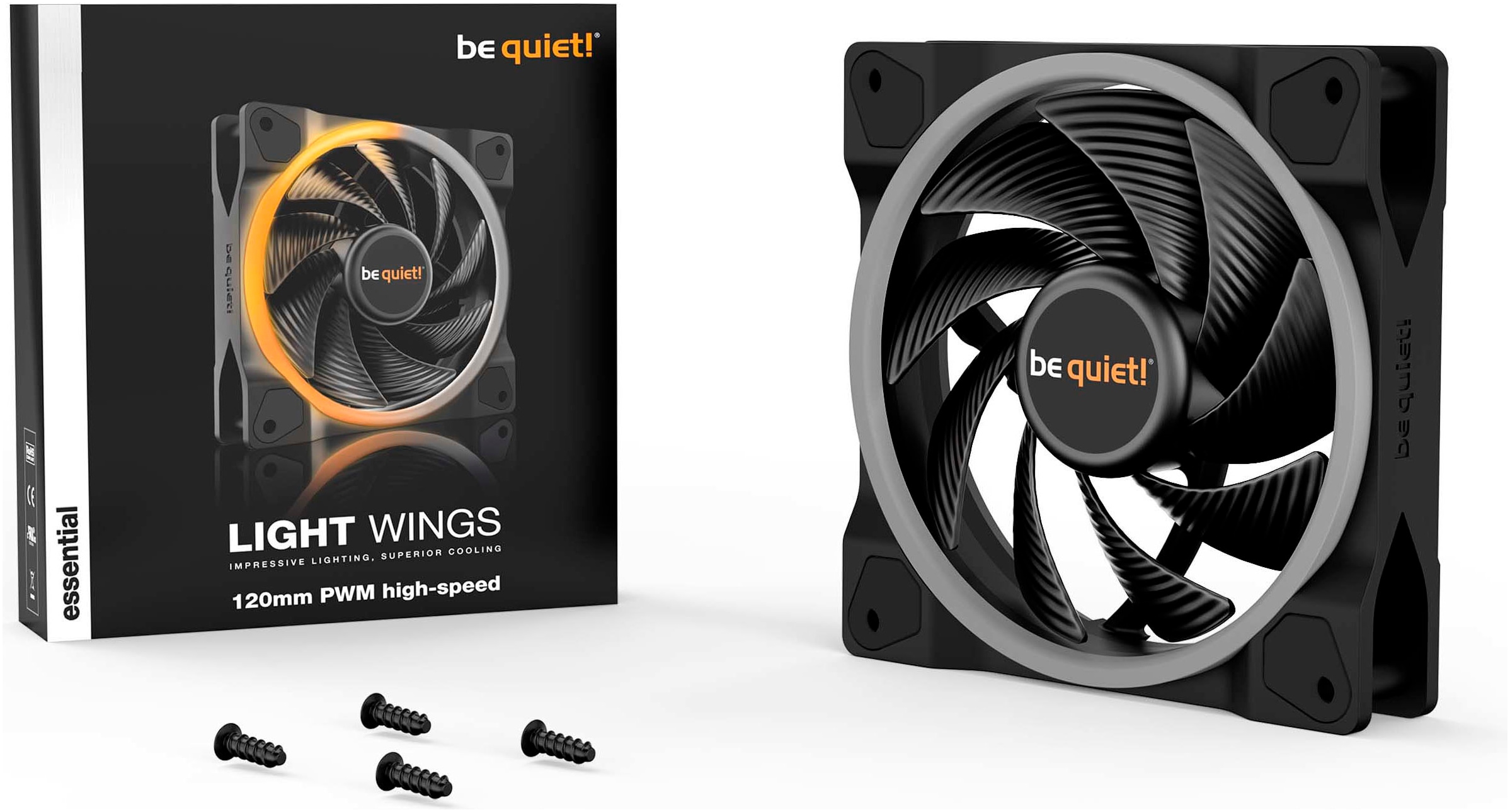 be quiet! Gehäuselüfter »Light Wings  120mm PWM high-speed«