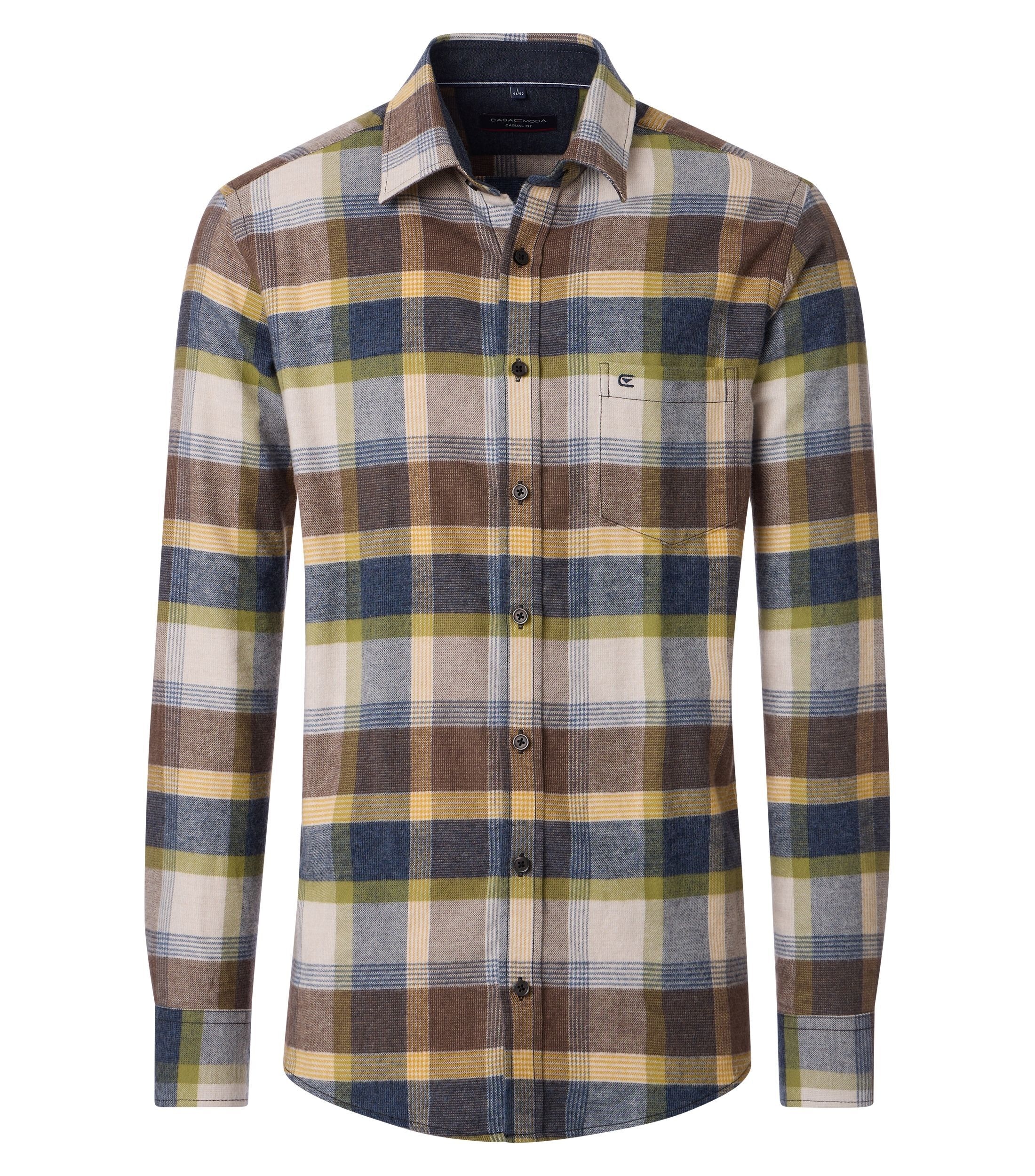 CASAMODA Flanellhemd »CASAMODA Flanellhemd kariert«
